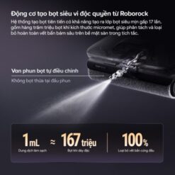 Roborock F25 ACE Pro gập nghiêng 180°