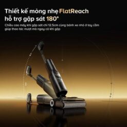 Roborock F25 ACE Combo gập nghiêng 180° hút bụi 5 trong 1