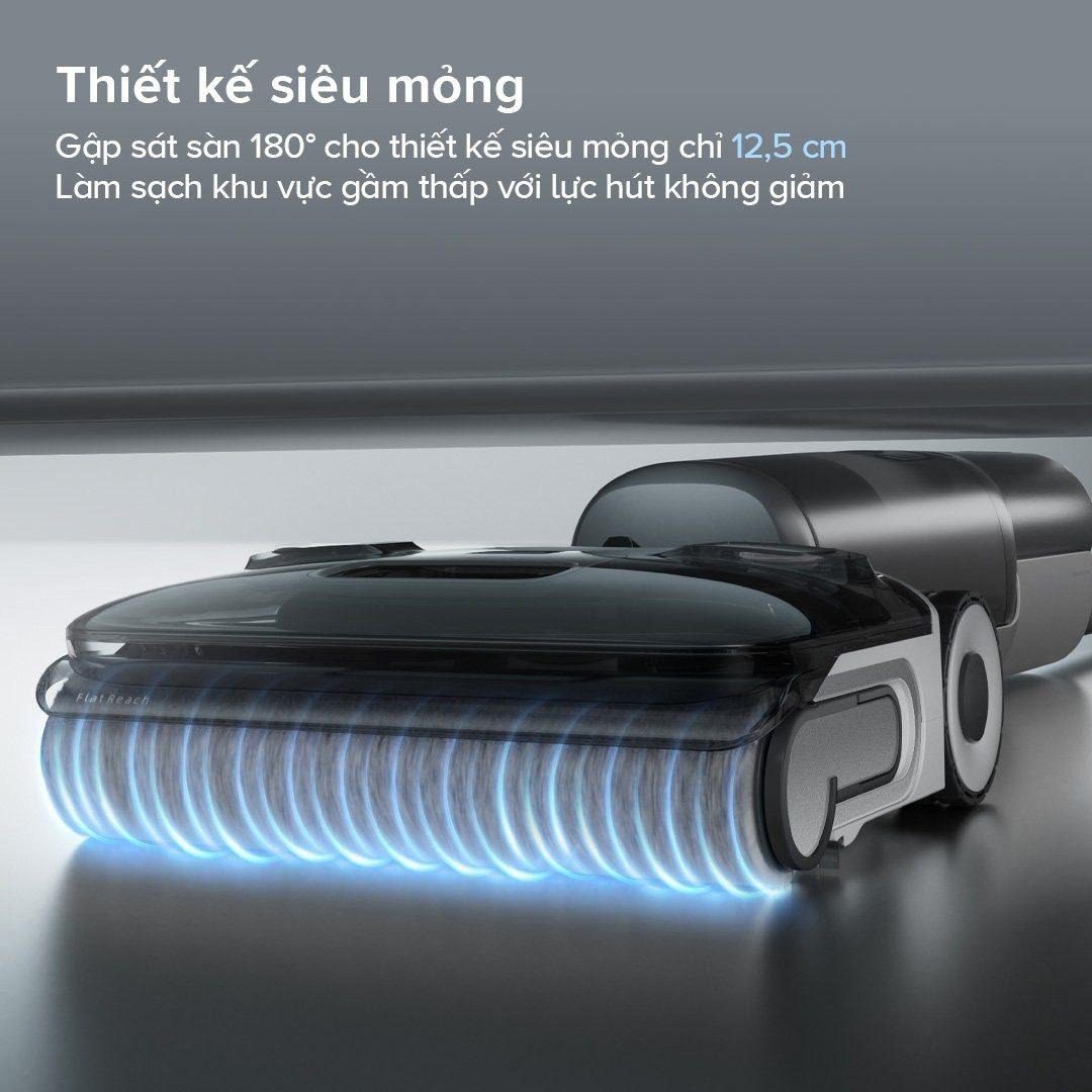 Roborock F25 ACE gập nghiêng 180°