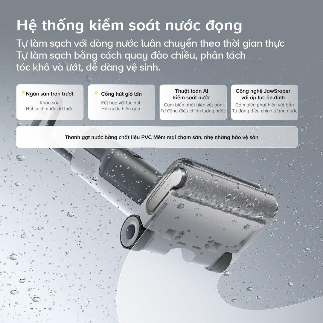 Roborock F25 gập nghiêng 180°