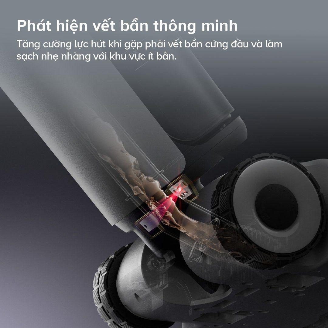 Roborock F25 ACE gập nghiêng 180°