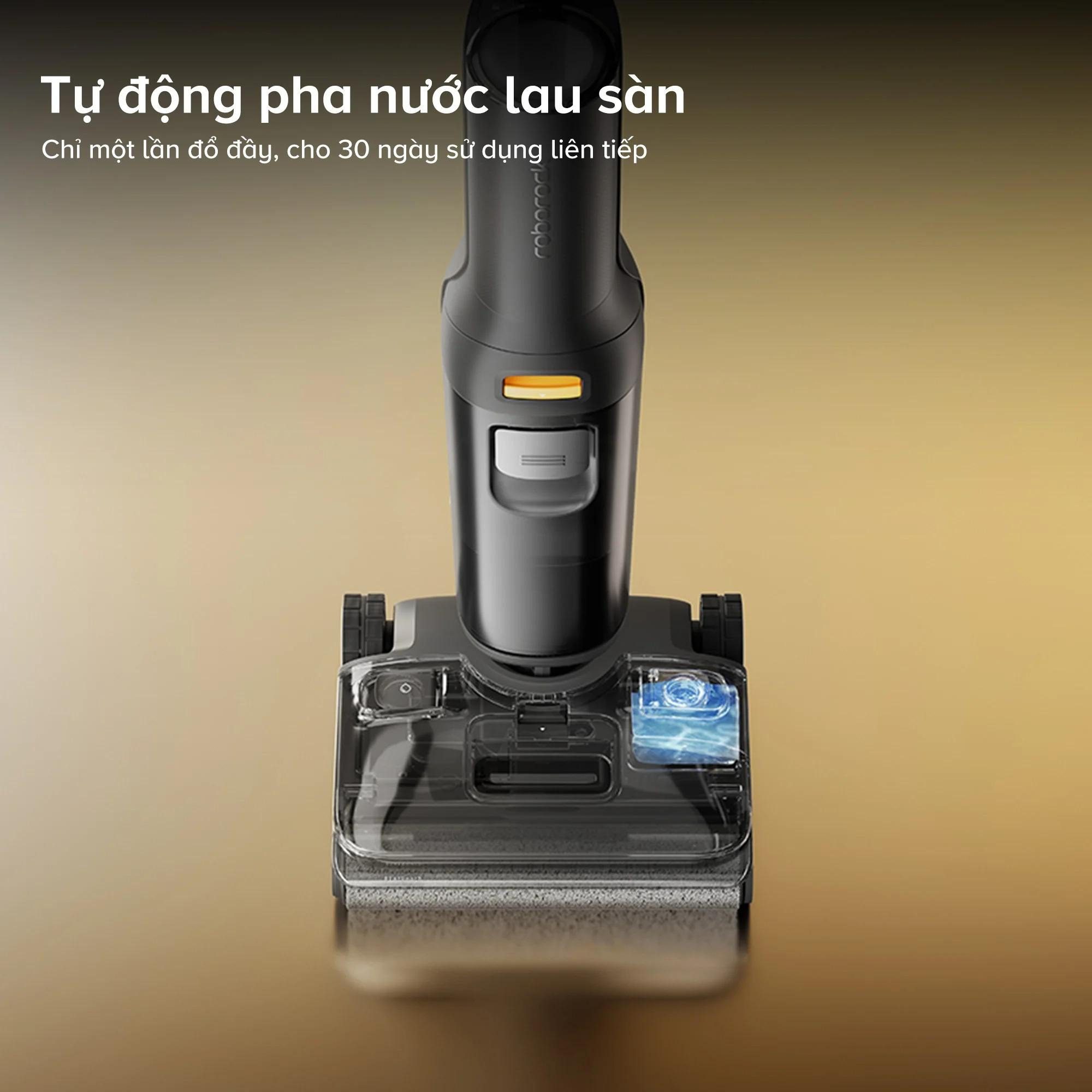 Roborock F25 ACE Combo gập nghiêng 180° hút bụi 5 trong 1