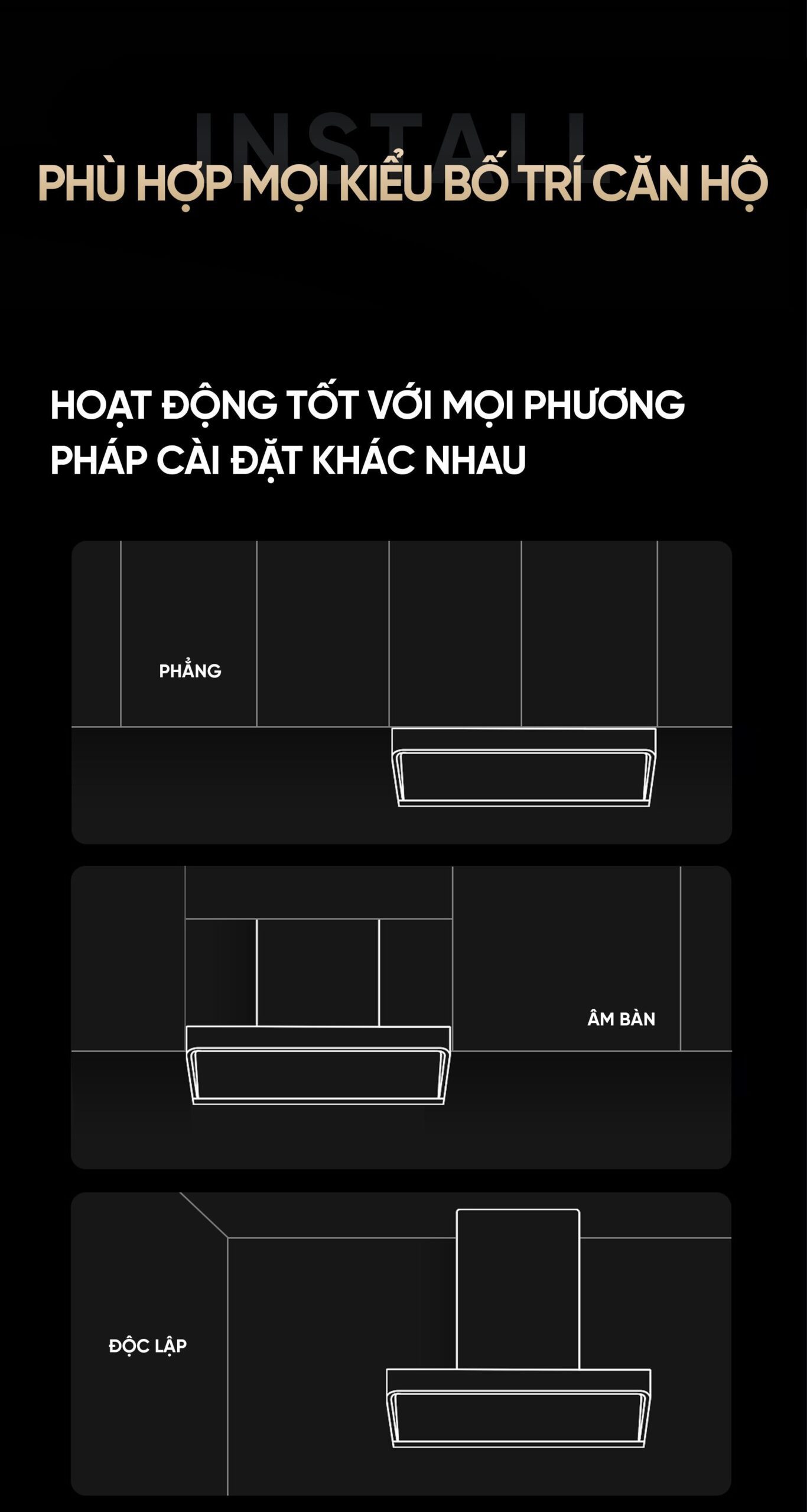 Máy hút mùi thông minh Mijia S2 – Hút kép trên & bên hông