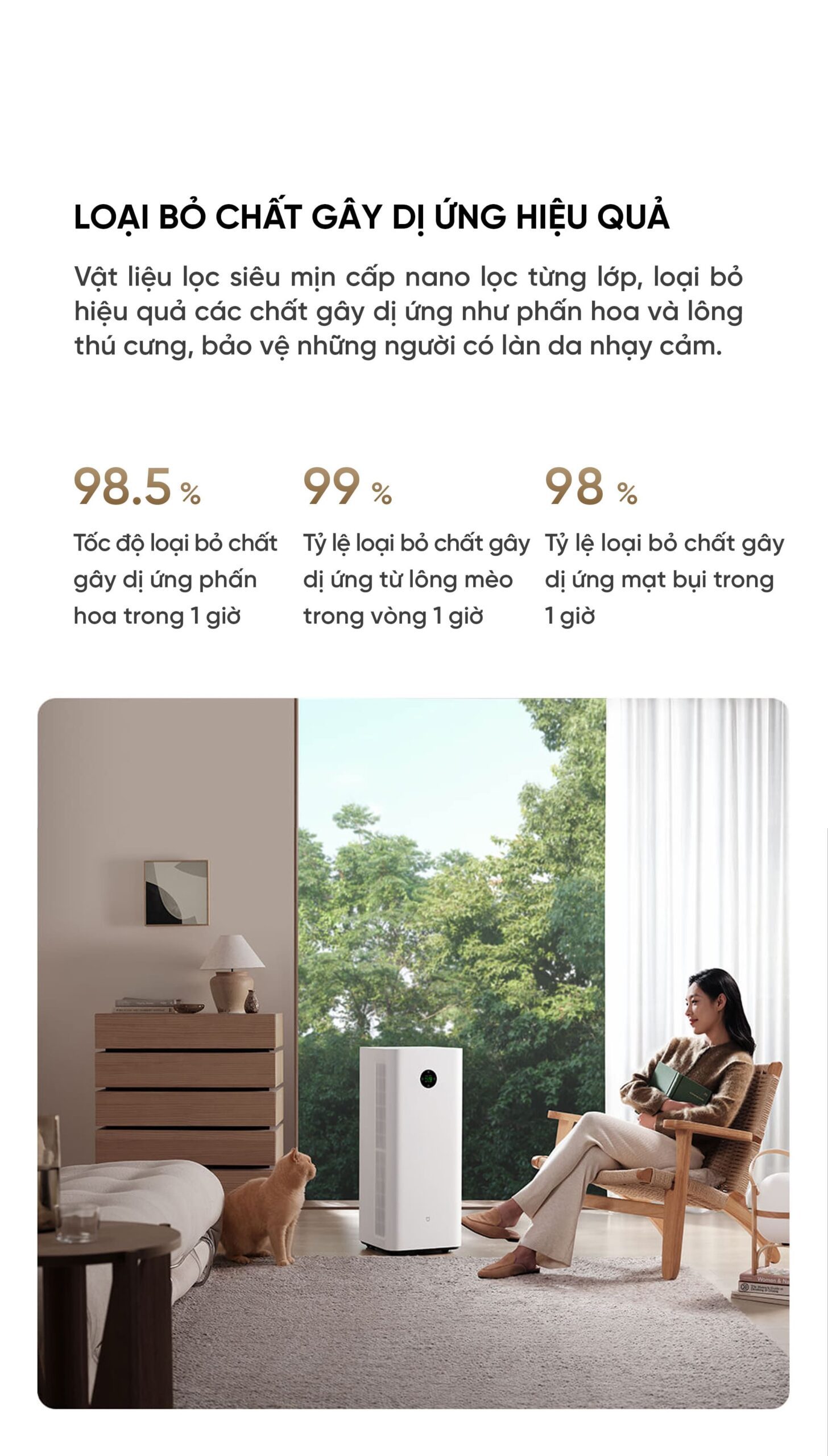 Máy lọc không khí Xiaomi Mijia 5 Pro