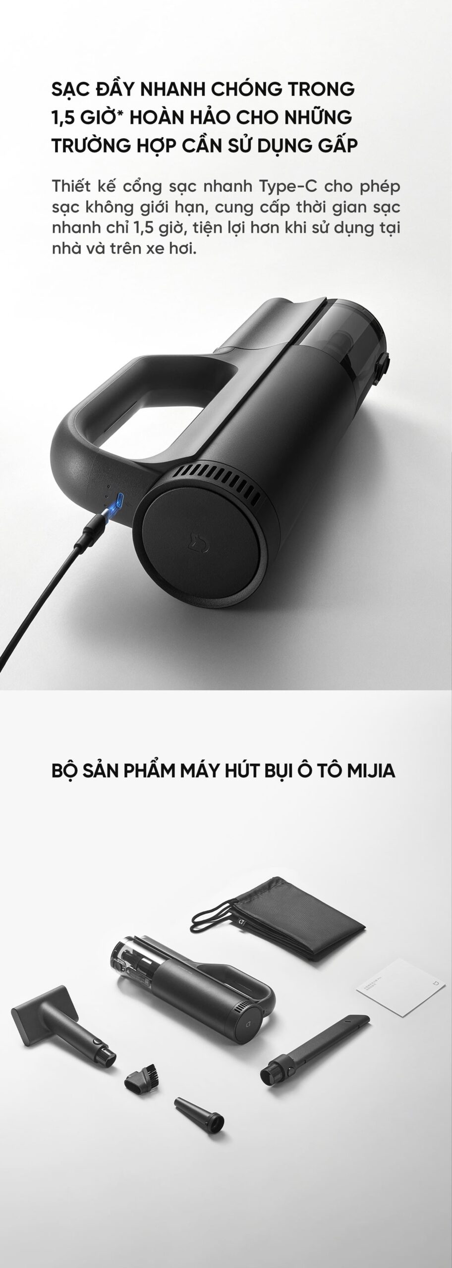 Máy hút bụi ô tô Mijia