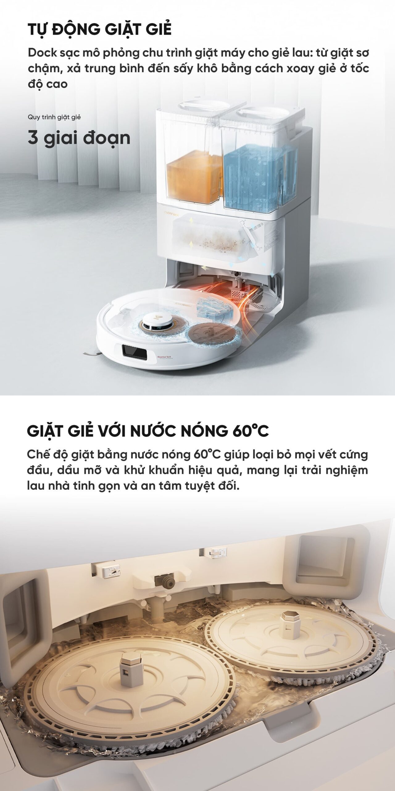 Robot hút bụi Roborock Qrevo C Pro
