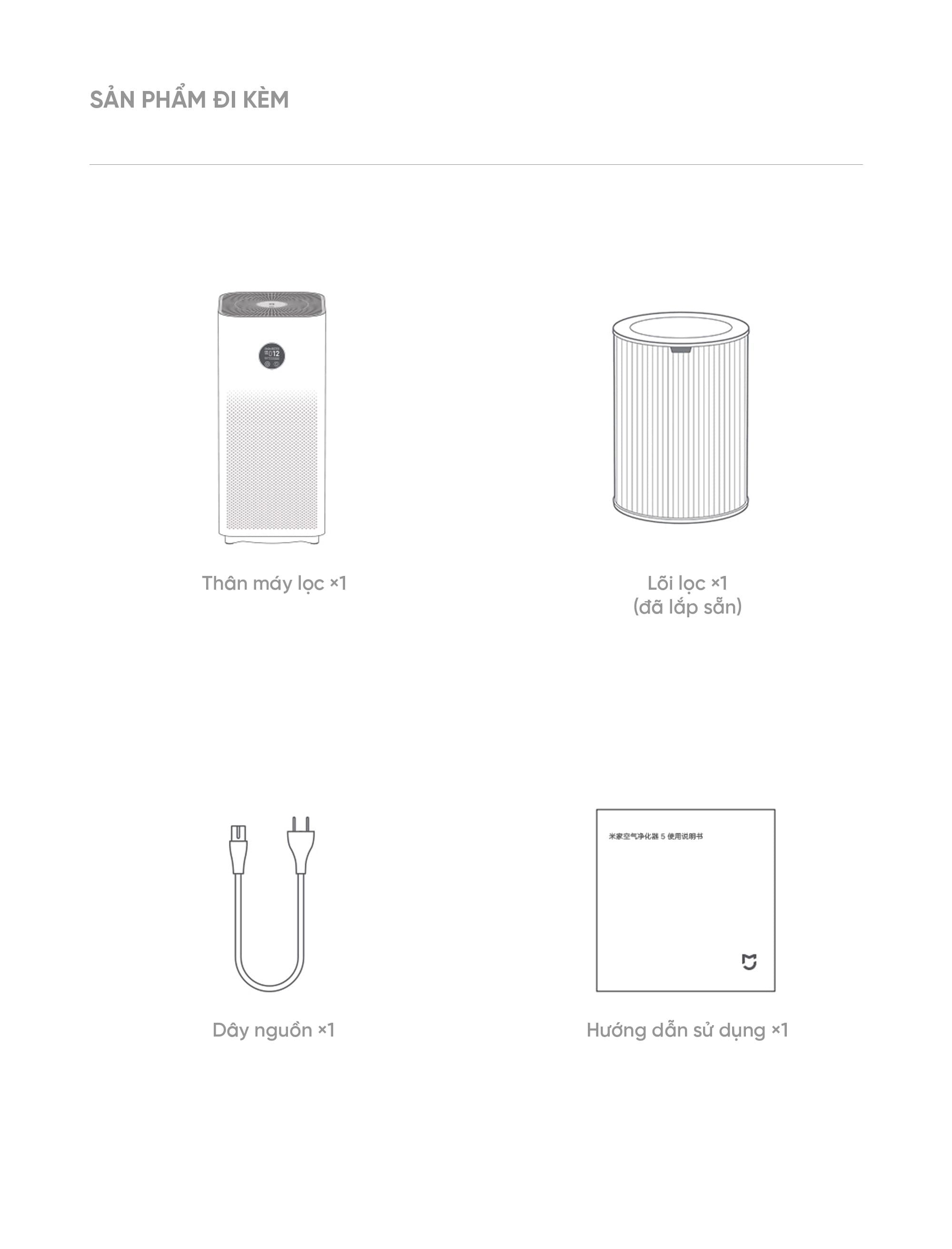 Máy lọc không khí Xiaomi Mijia 5