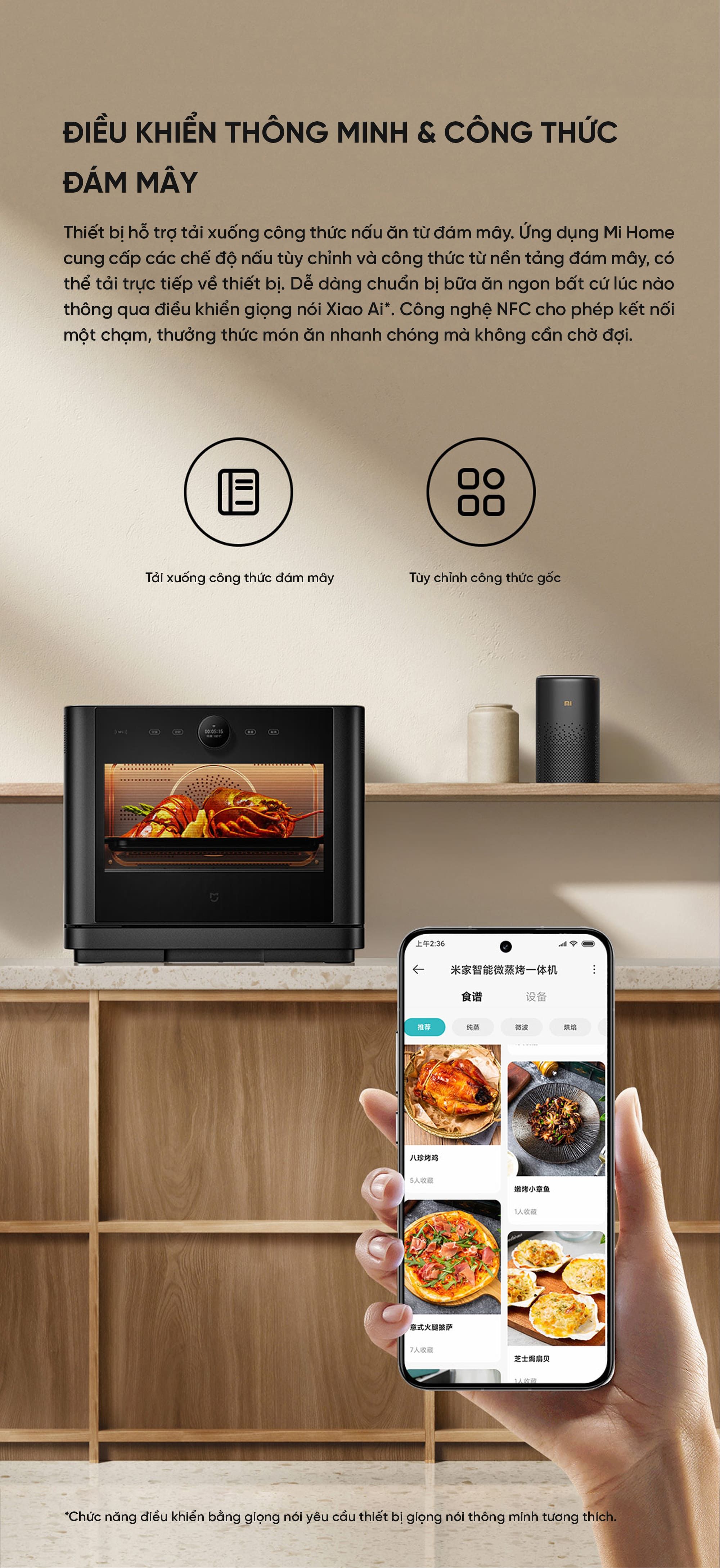 Lò vi sóng nướng hấp đa năng Xiaomi Mijia MKX03M 27L