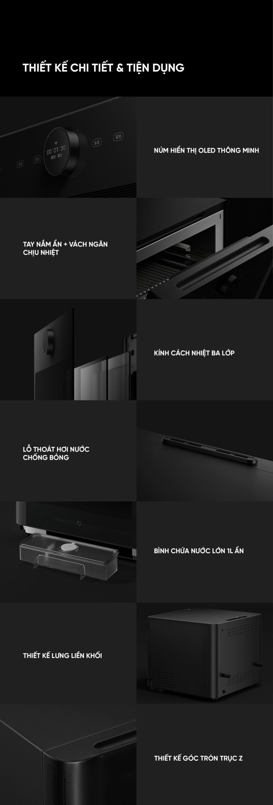 Lò vi sóng nướng hấp đa năng Xiaomi Mijia MKX03M 27L