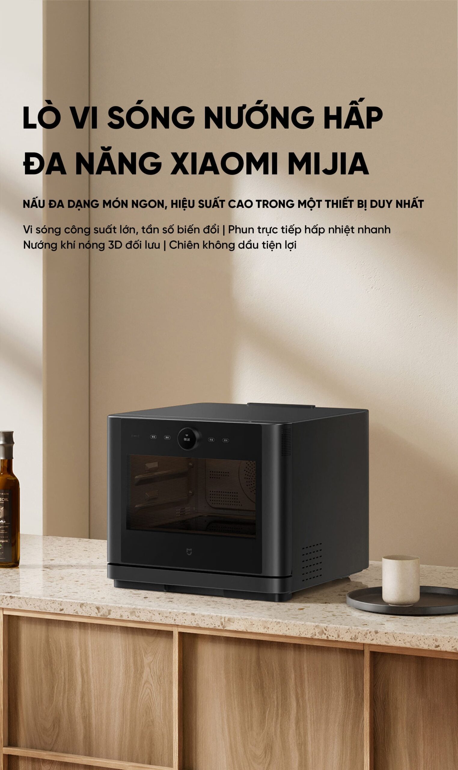 Lò vi sóng nướng hấp đa năng Xiaomi Mijia MKX03M 27L