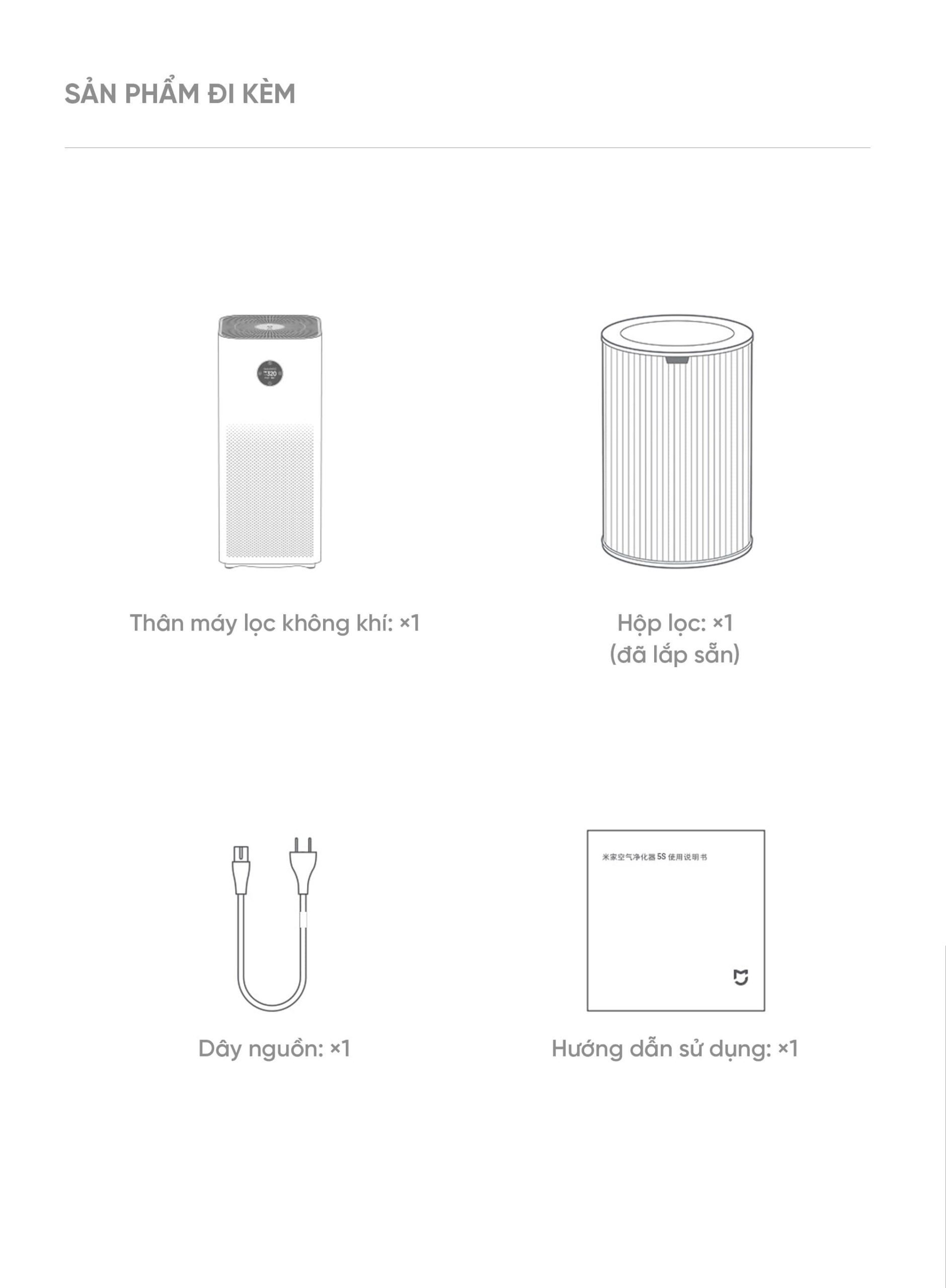 Máy lọc không khí Xiaomi Mijia 5S
