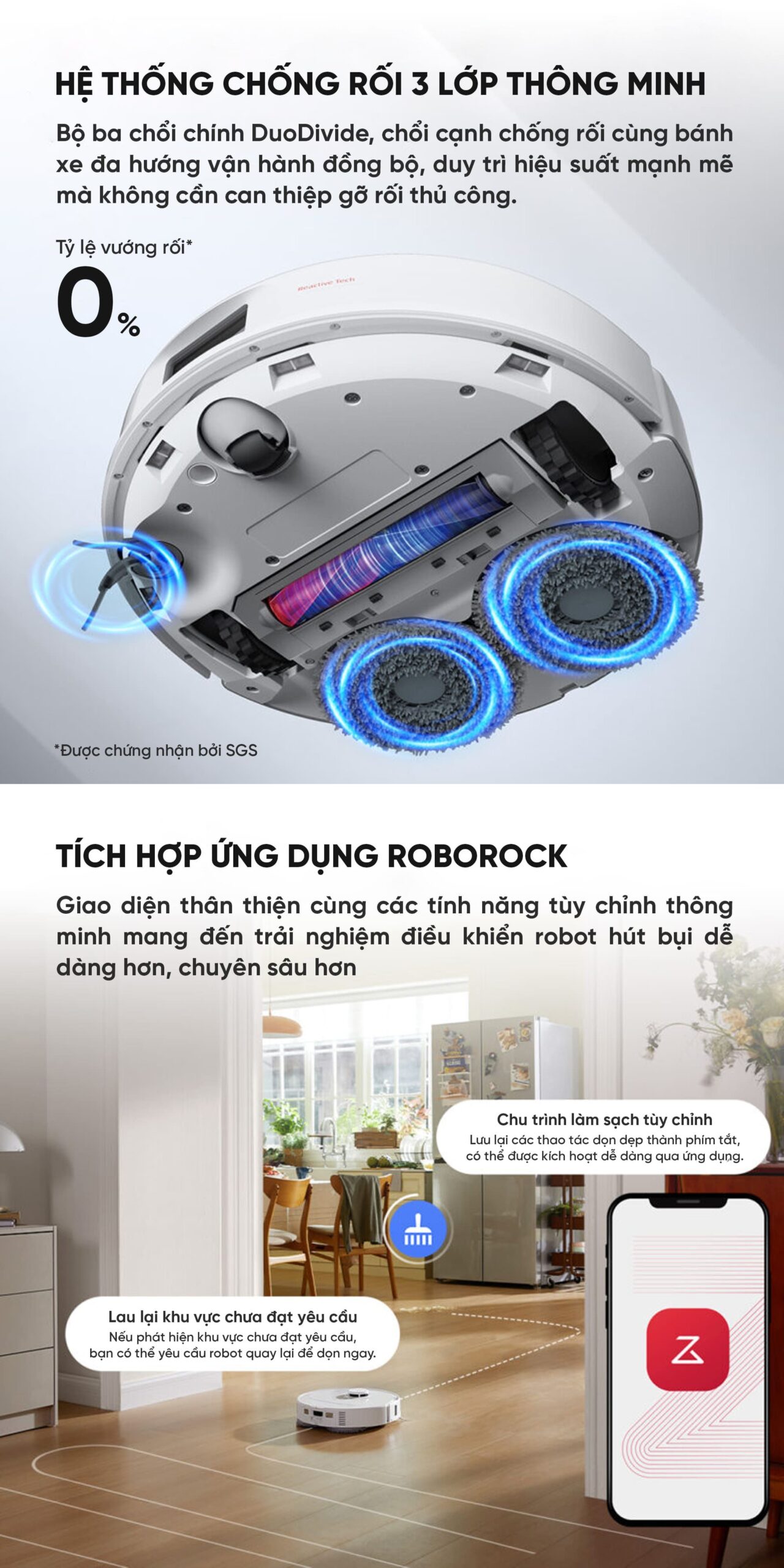 Robot hút bụi Roborock Qrevo C Pro