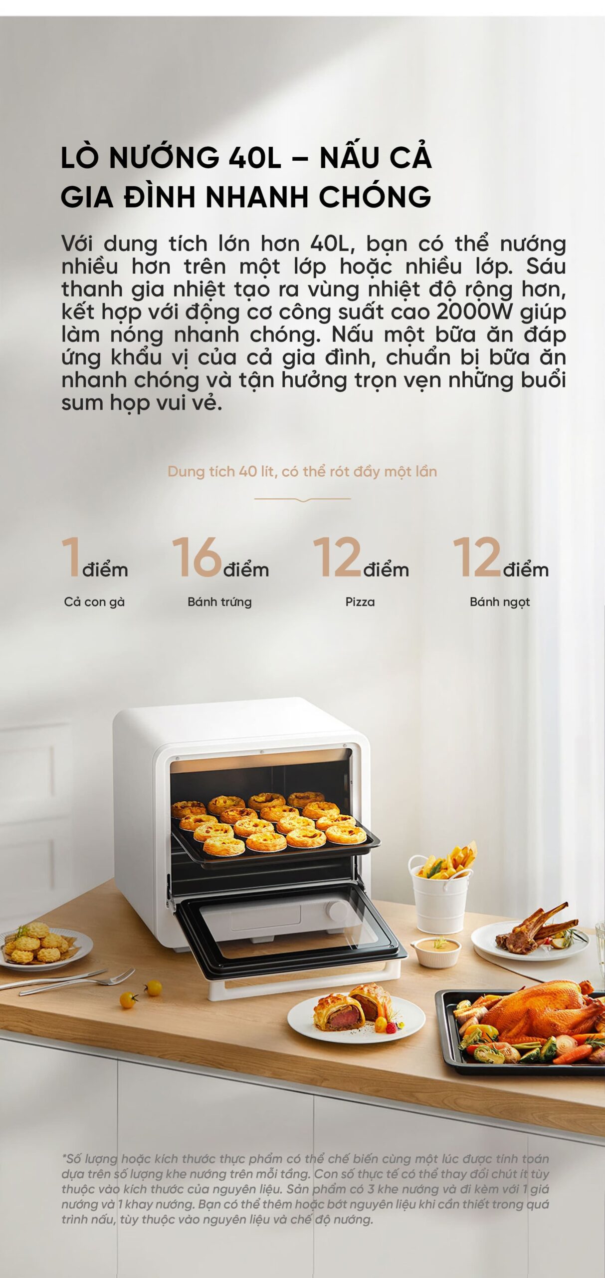 Lò nướng điện Xiaomi Mijia MKX05M 40L