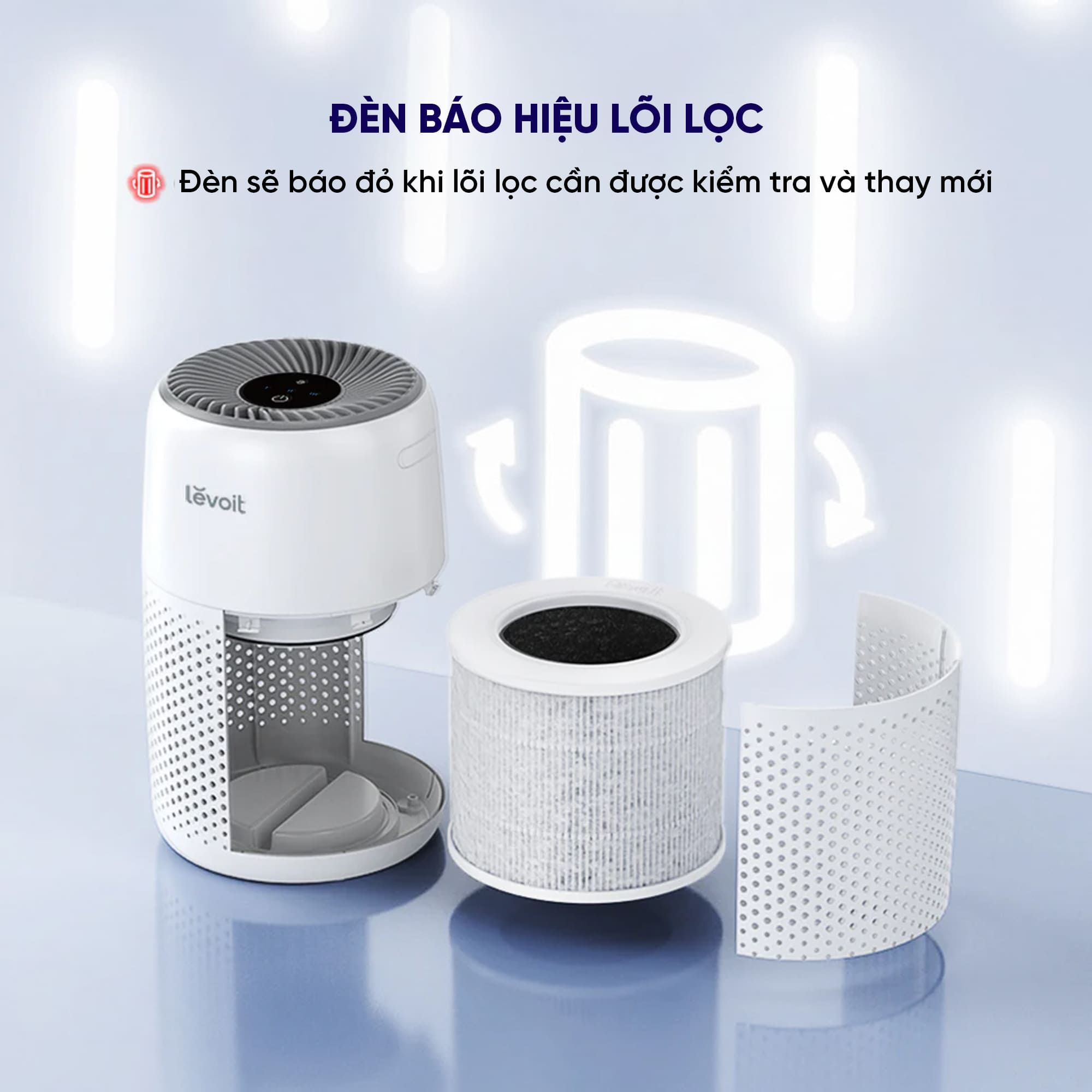 Máy Lọc Không Khí Levoit Core Mini - Phòng 17m2