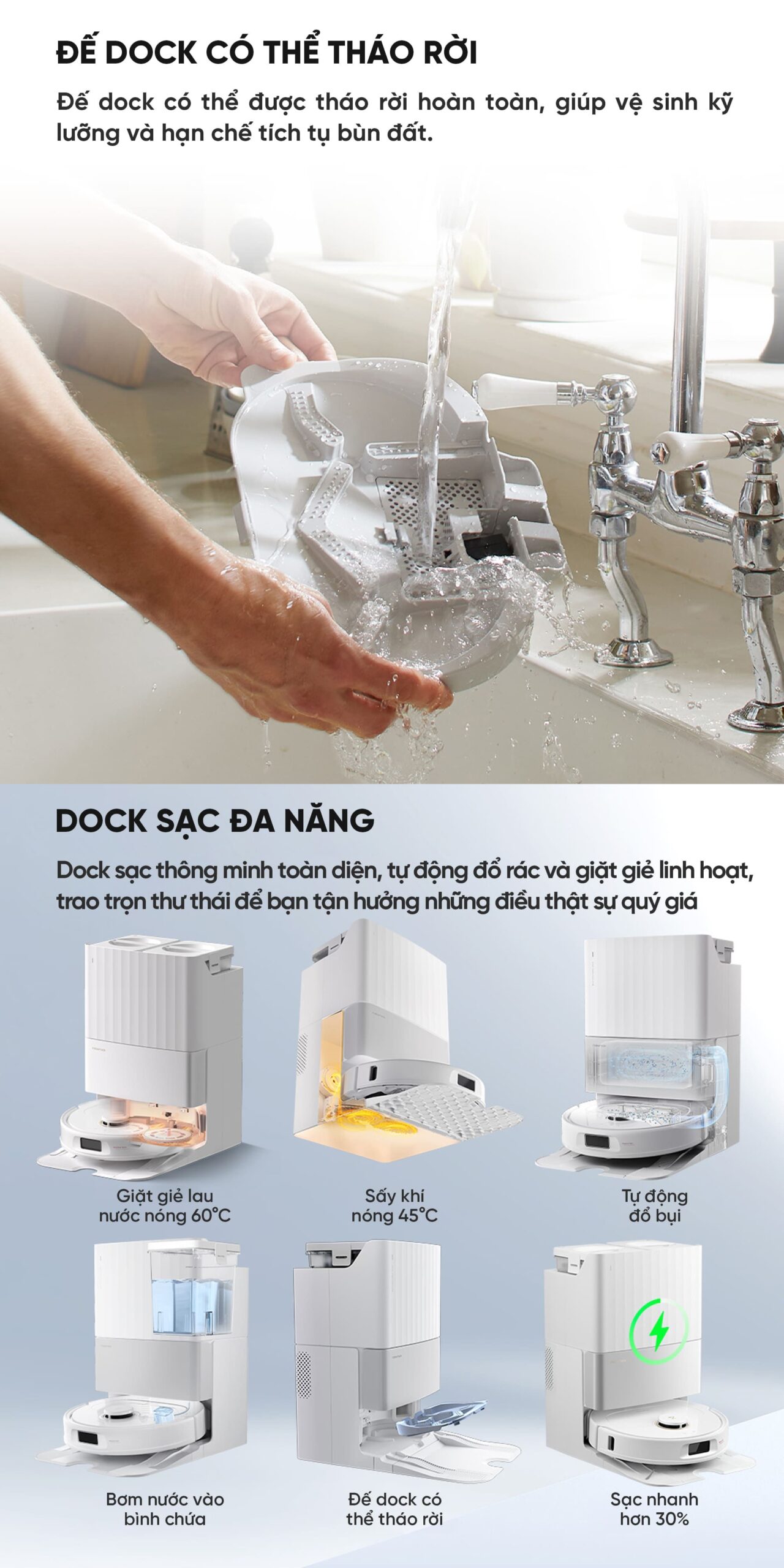 Robot hút bụi Roborock Qrevo C Pro