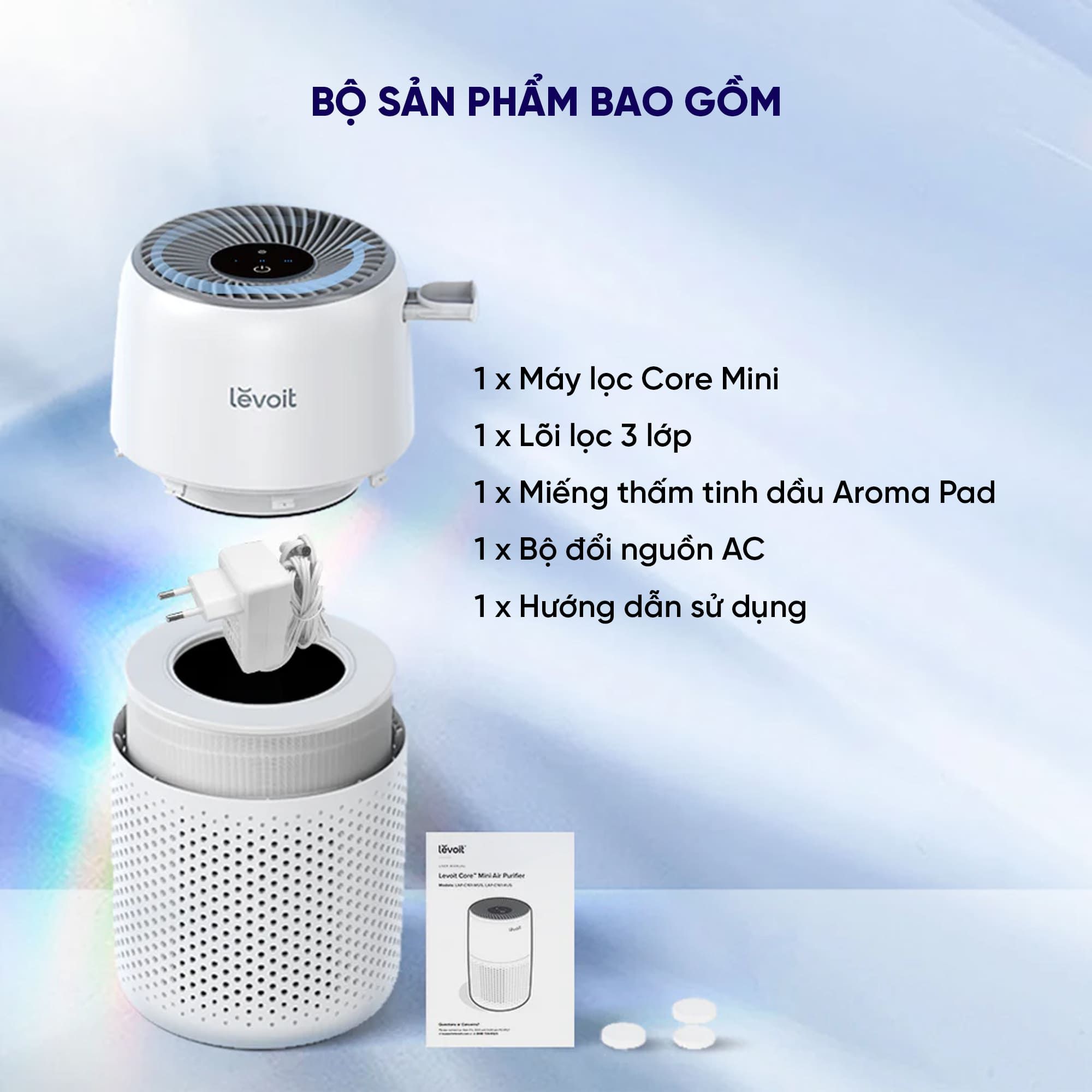Máy Lọc Không Khí Levoit Core Mini - Phòng 17m2