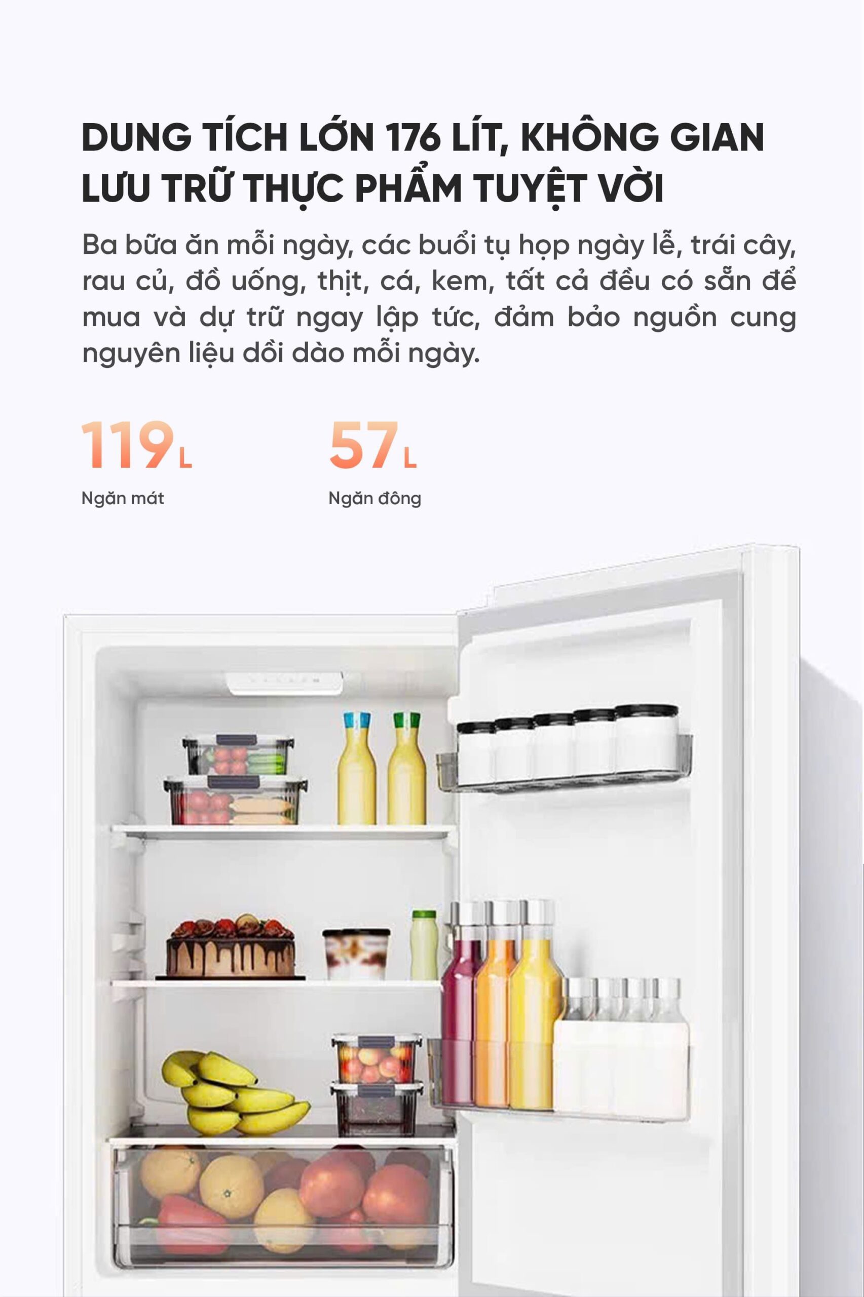 Tủ lạnh xiaomi Mijia 176L