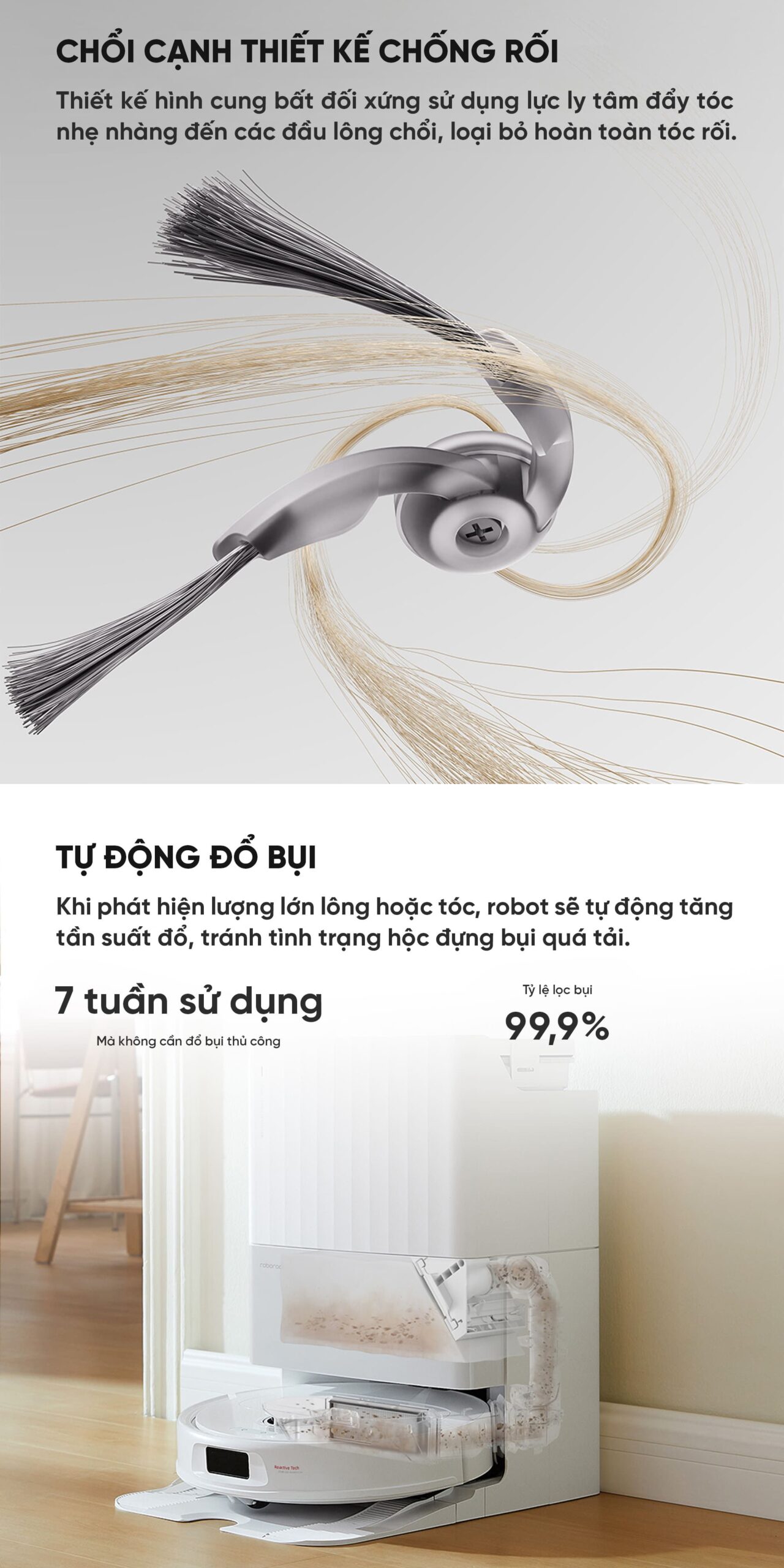 Robot hút bụi Roborock Qrevo C Pro