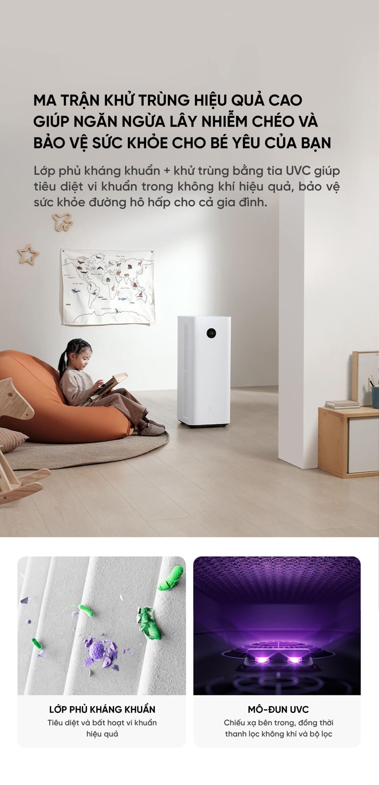 Máy lọc không khí Xiaomi Mijia 5 Pro
