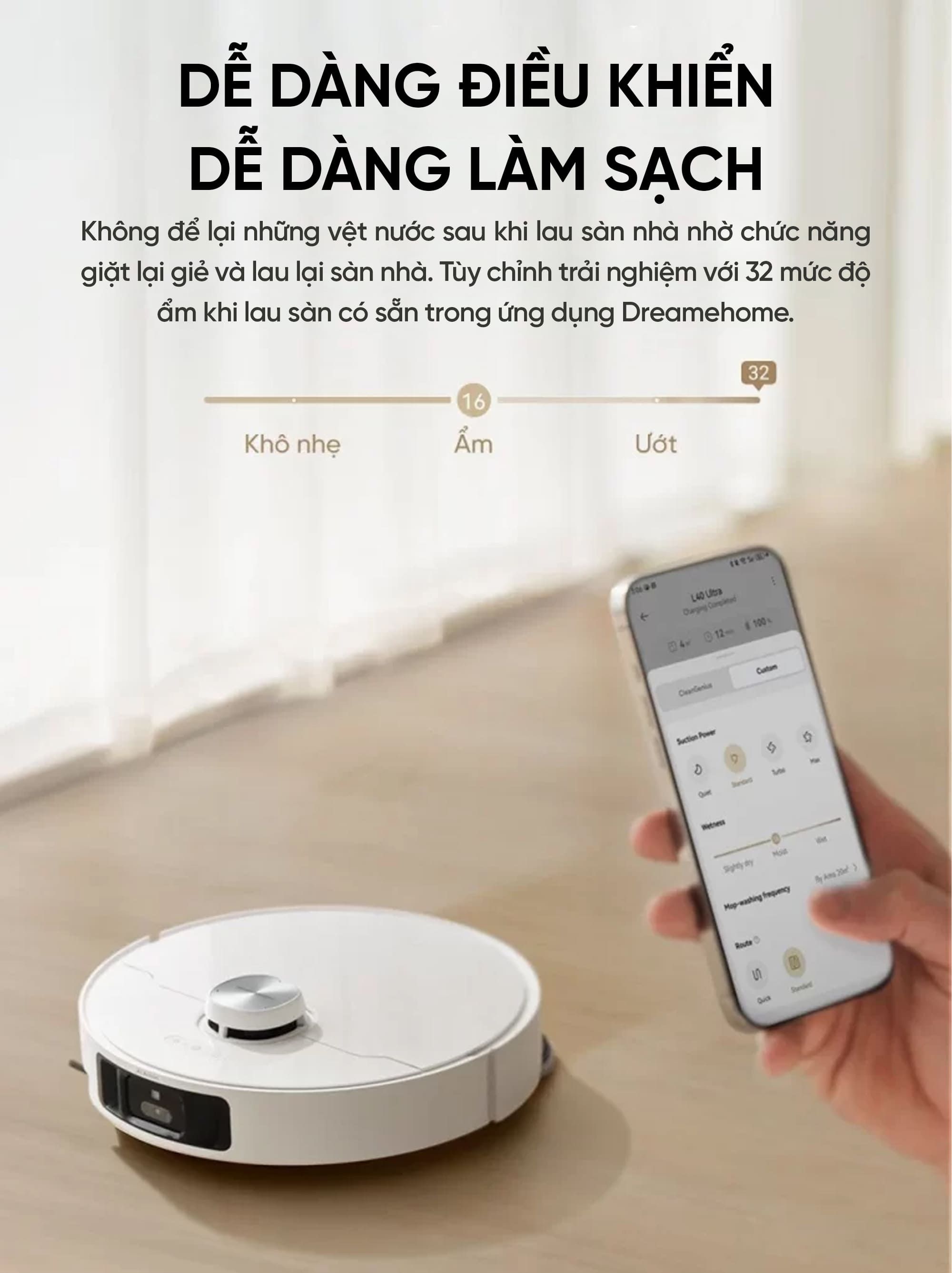 Robot Hút Bụi Lau Nhà Xiaomi Dreame L40 Ultra - Bản Quốc Tế