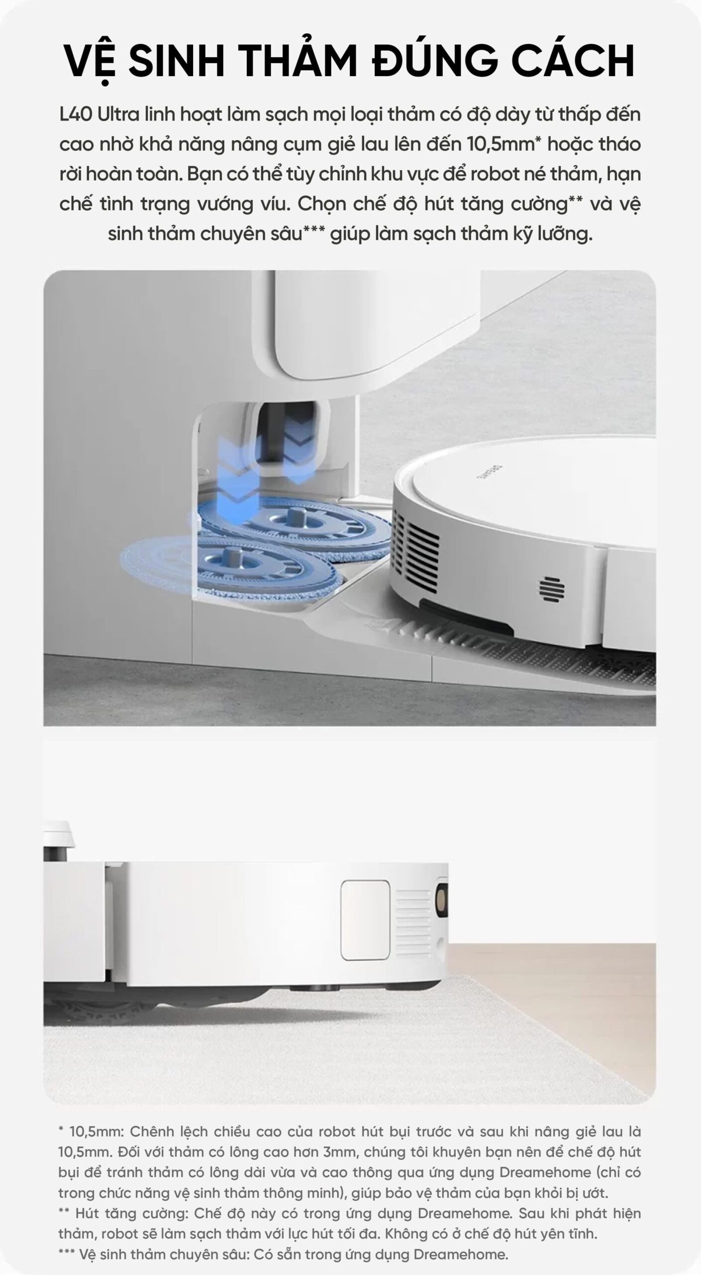 Robot Hút Bụi Lau Nhà Xiaomi Dreame L40 Ultra - Bản Quốc Tế