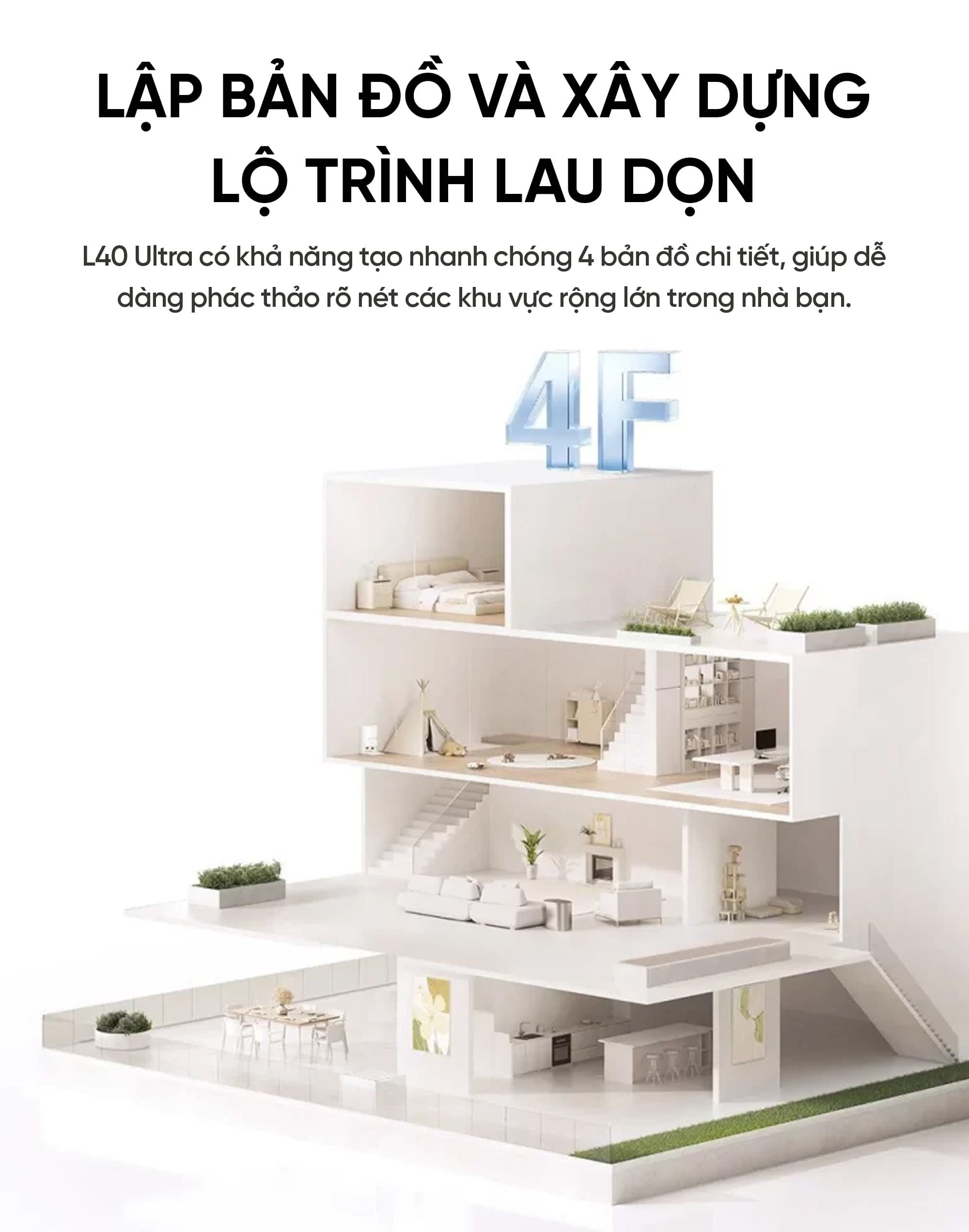 Robot Hút Bụi Lau Nhà Xiaomi Dreame L40 Ultra - Bản Quốc Tế