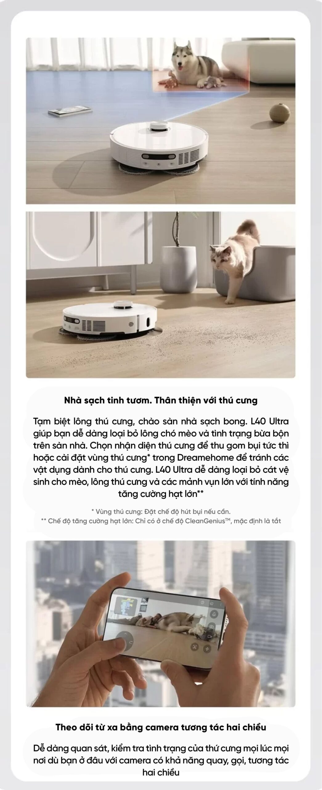 Robot Hút Bụi Lau Nhà Xiaomi Dreame L40 Ultra - Bản Quốc Tế
