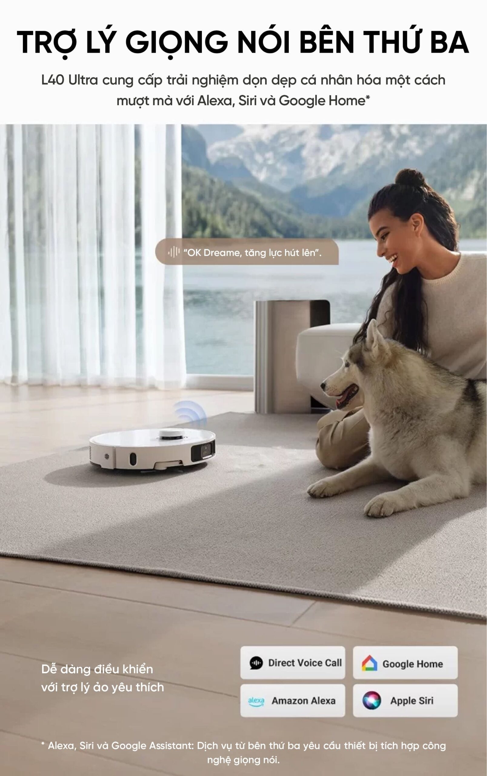 Robot Hút Bụi Lau Nhà Xiaomi Dreame L40 Ultra - Bản Quốc Tế
