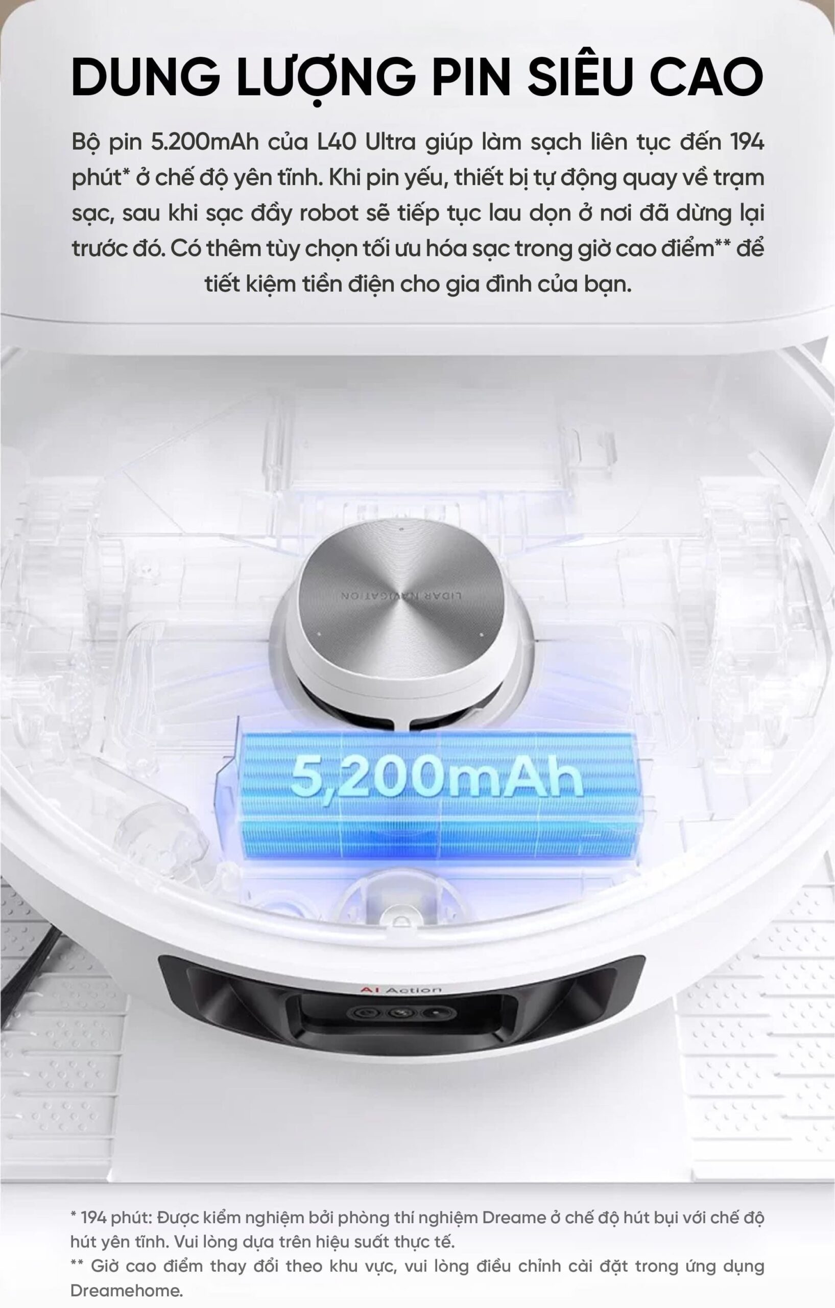 Robot Hút Bụi Lau Nhà Xiaomi Dreame L40 Ultra - Bản Quốc Tế