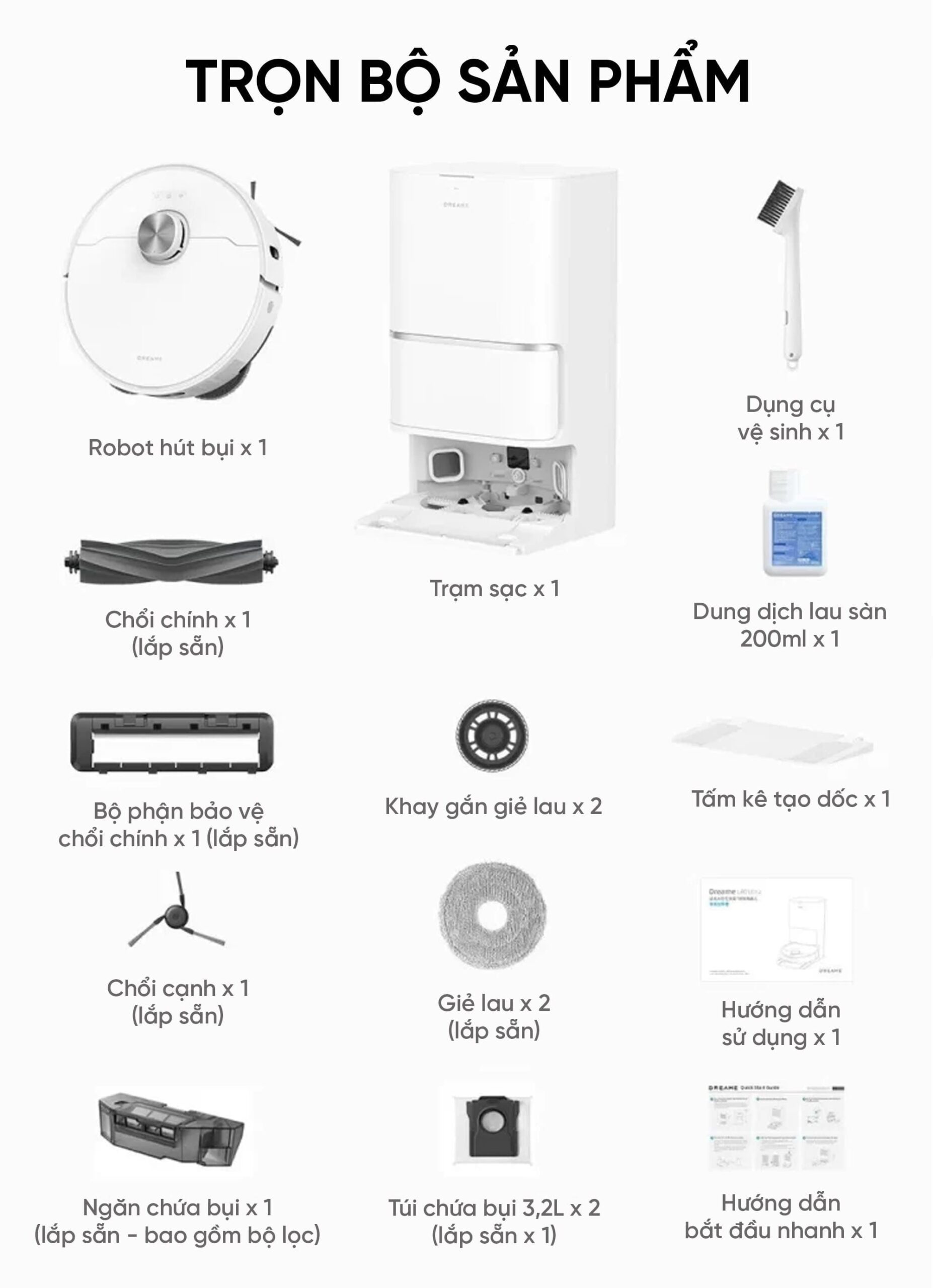 Robot Hút Bụi Lau Nhà Xiaomi Dreame L40 Ultra - Bản Quốc Tế