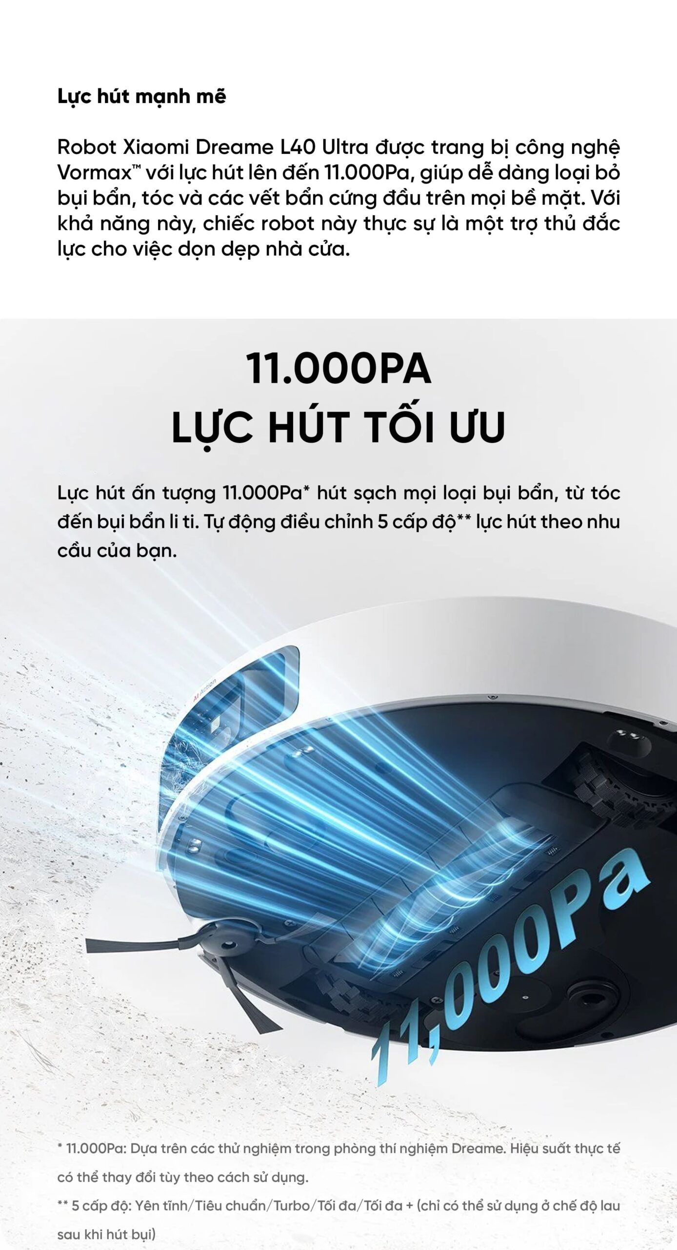 Robot Hút Bụi Lau Nhà Xiaomi Dreame L40 Ultra - Bản Quốc Tế