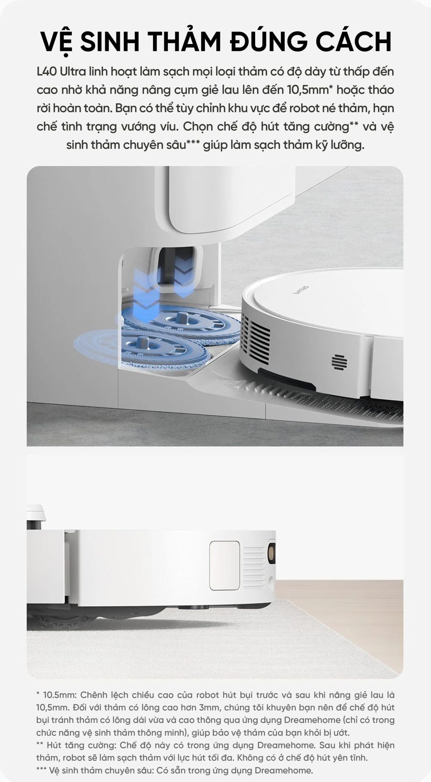 Robot Hút Bụi Lau Nhà Xiaomi Dreame L40 Ultra - Bản Quốc Tế
