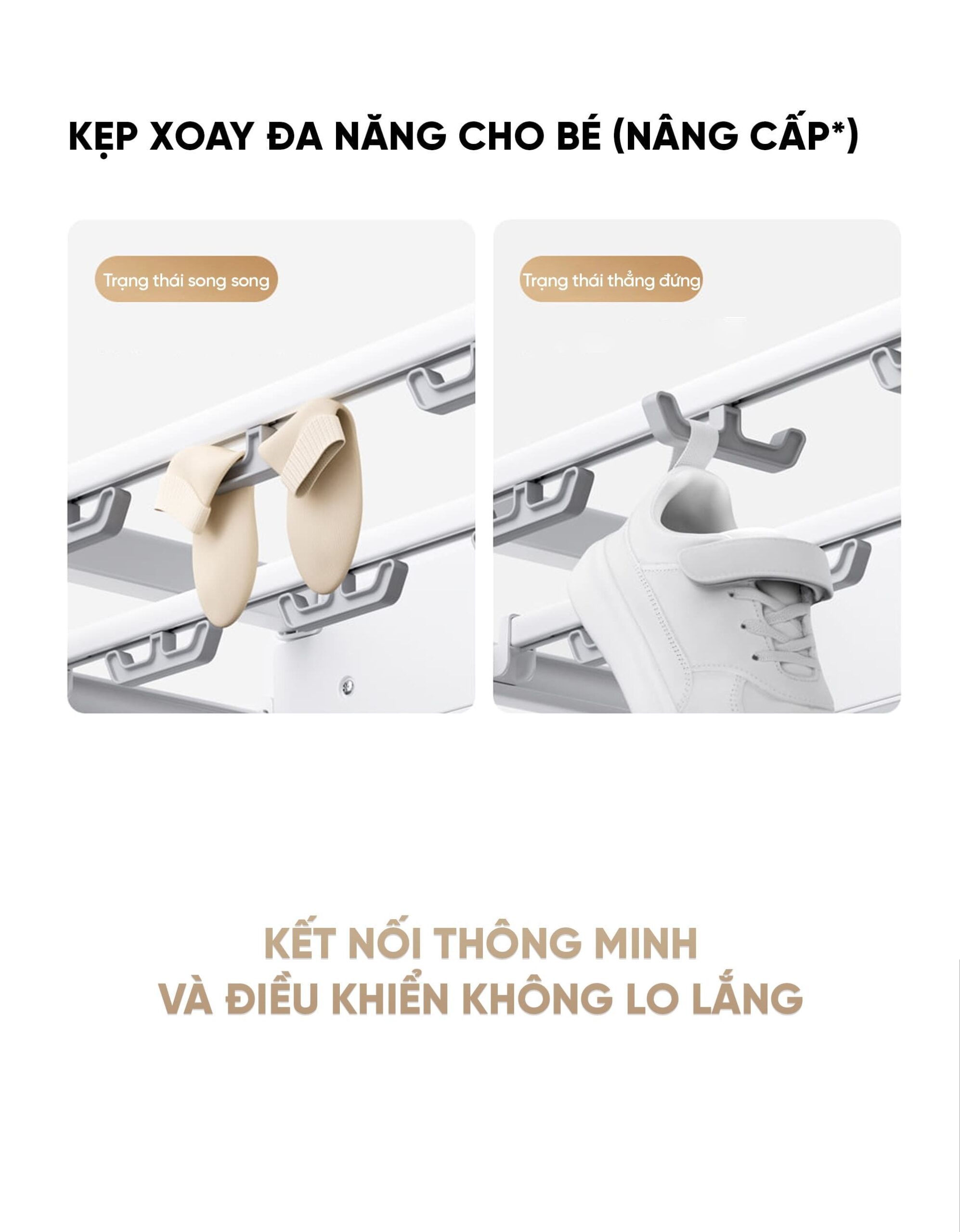 Dàn phơi quần áo tự động Xiaomi Mija Gen 2 Pro Điều khiển qua App Thông Minh
