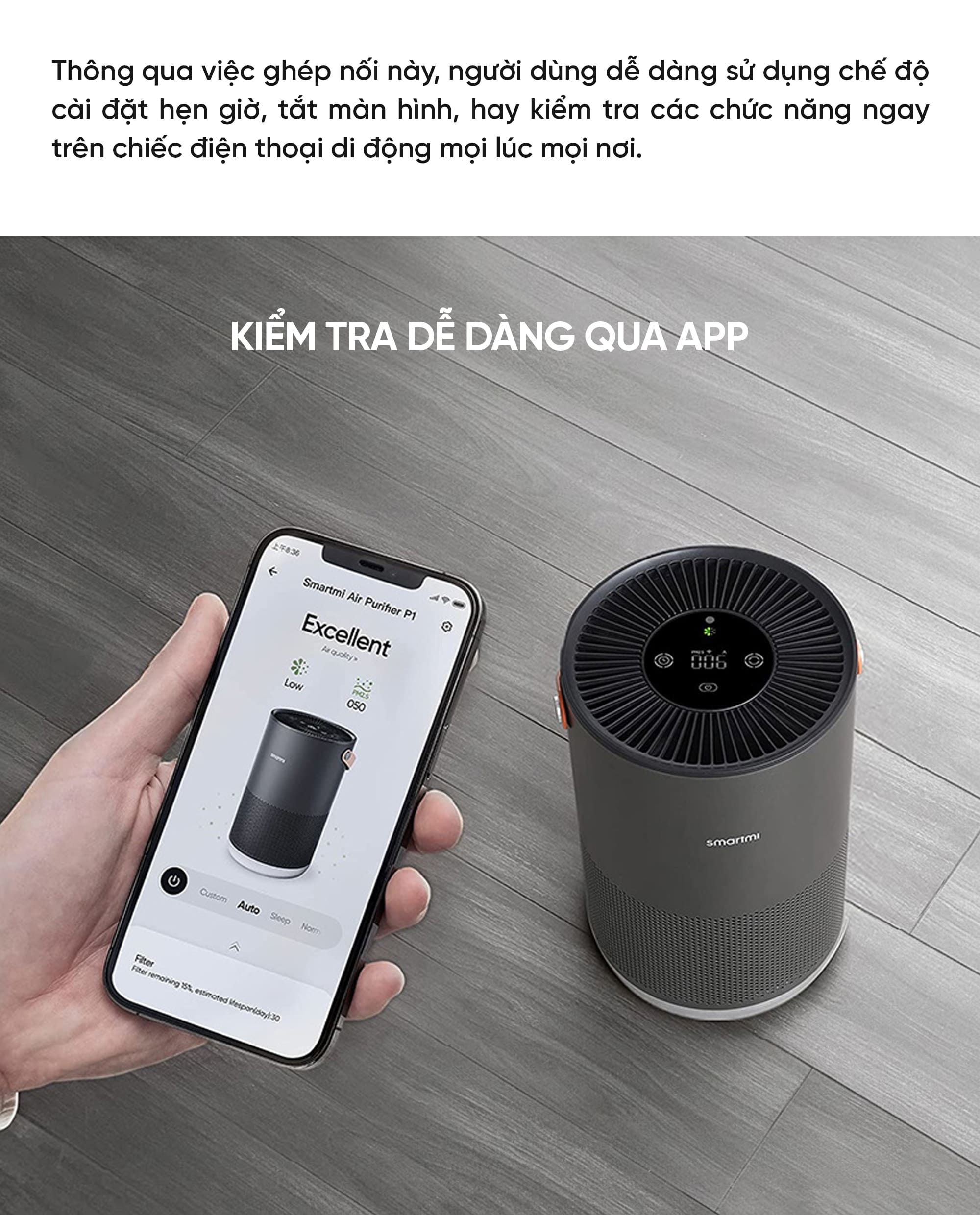 Máy lọc không khí Xiaomi Smartmi Air Purifier P1