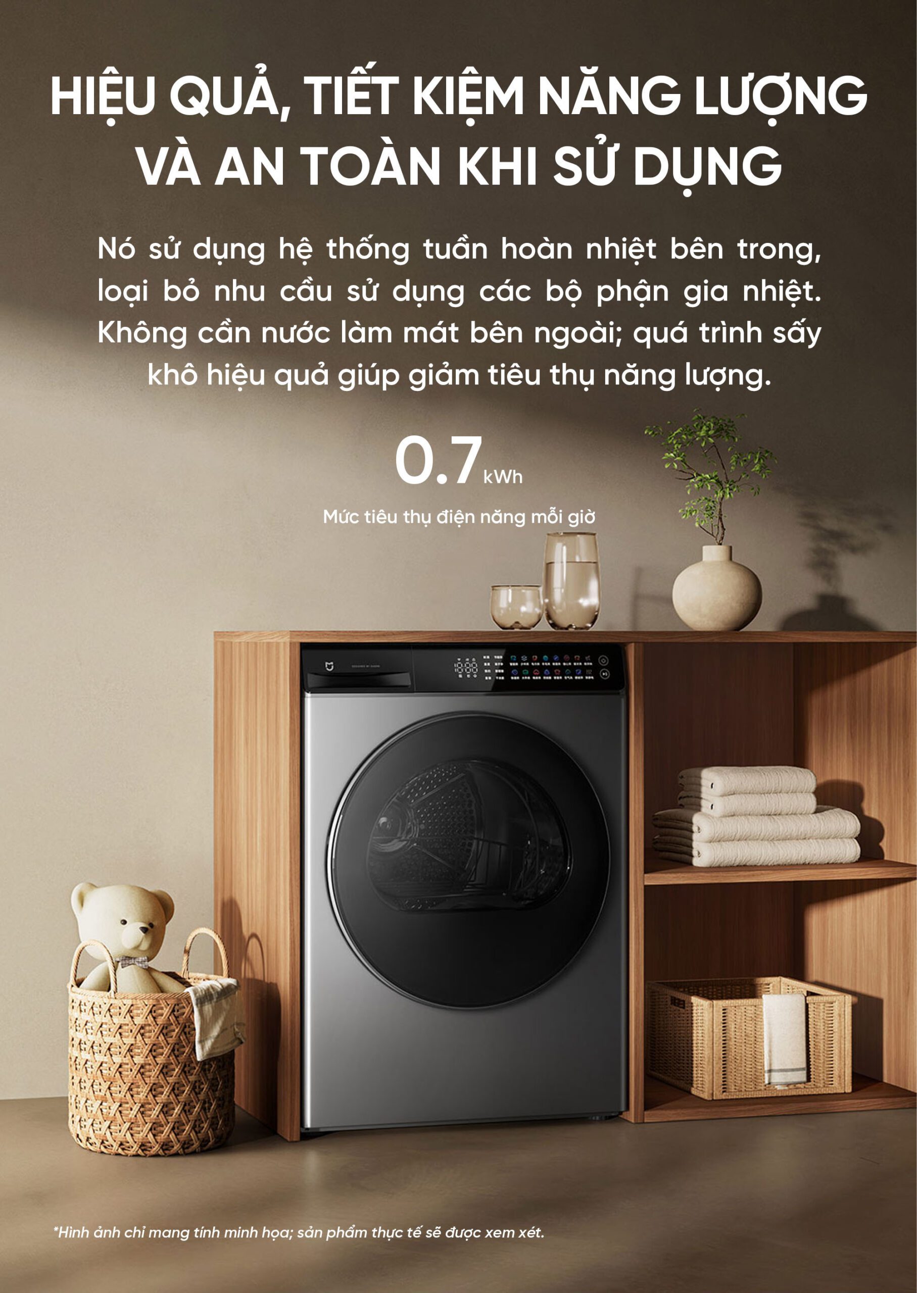 Máy sấy quần áo Xiaomi Mijia H100MJ103 sấy 10kg