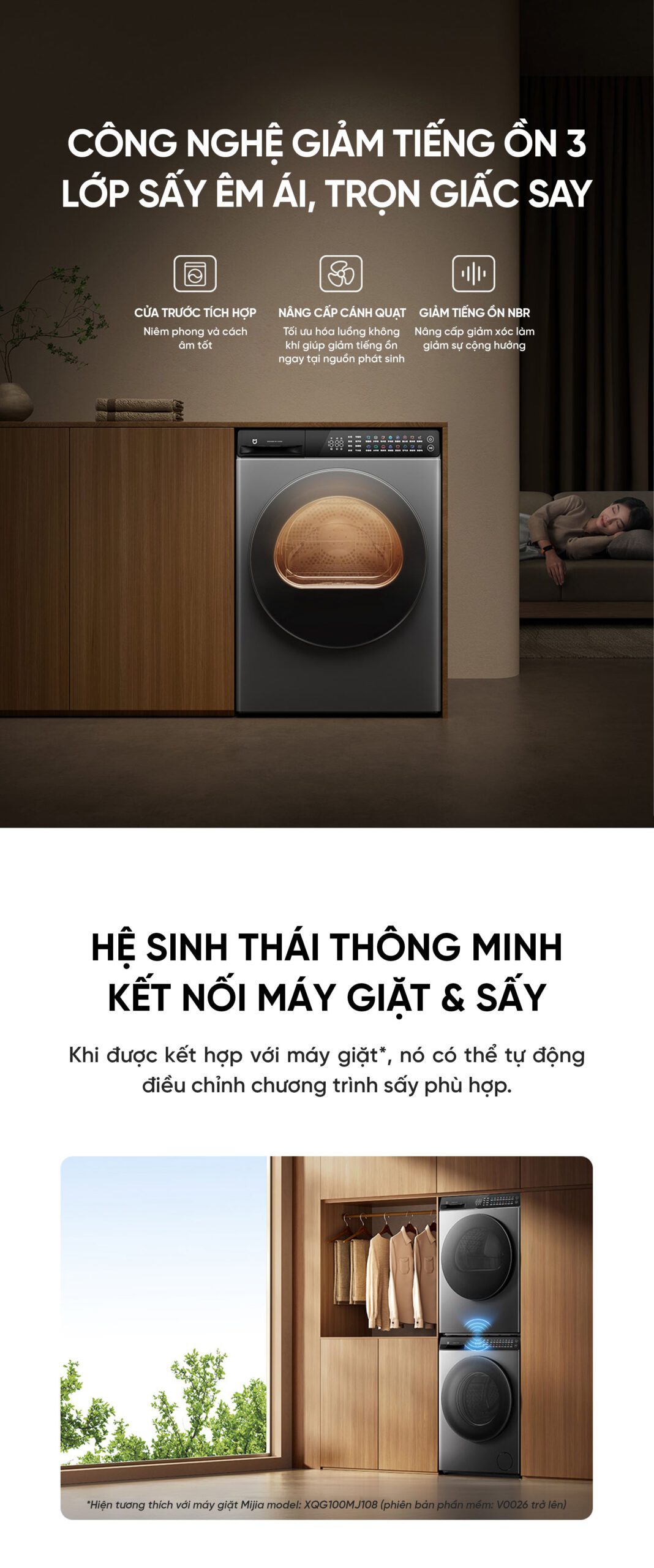 Máy sấy quần áo Xiaomi Mijia H100MJ103 sấy 10kg