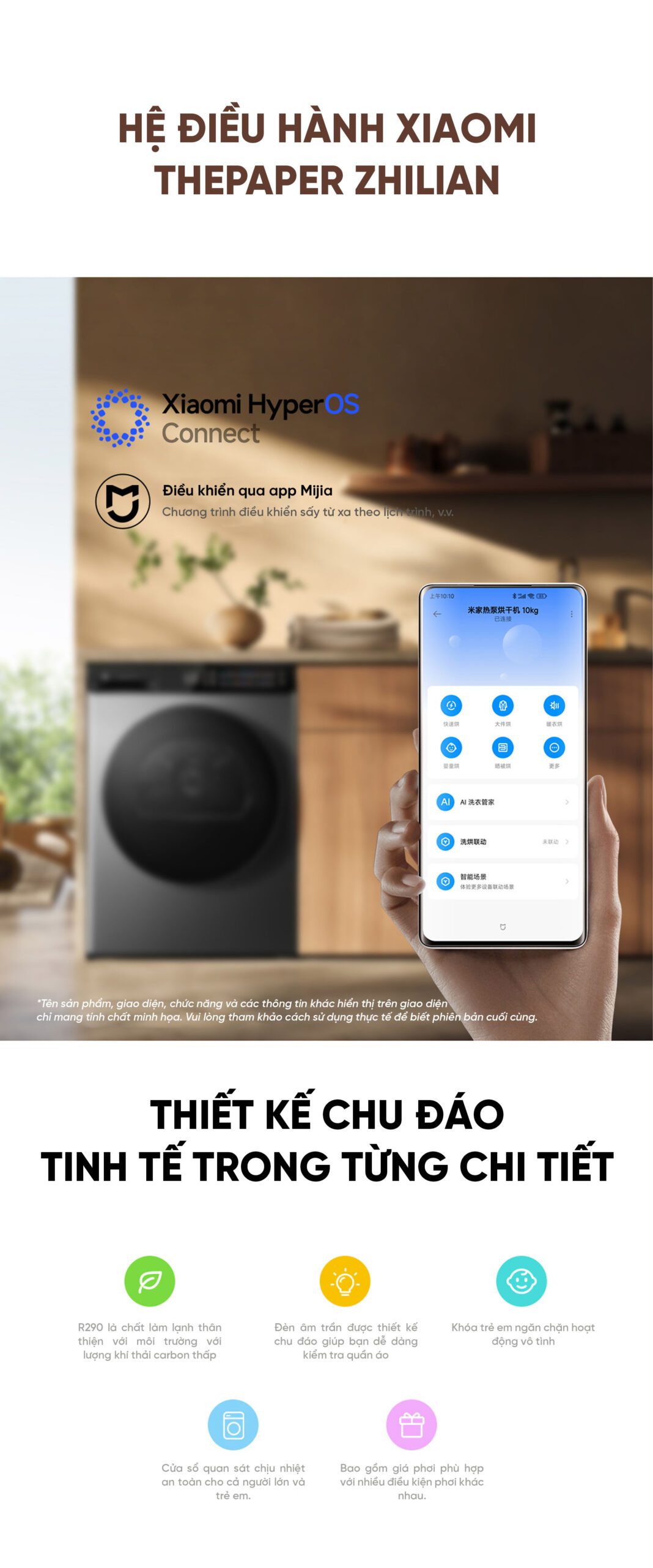 Máy sấy quần áo Xiaomi Mijia H100MJ103 sấy 10kg