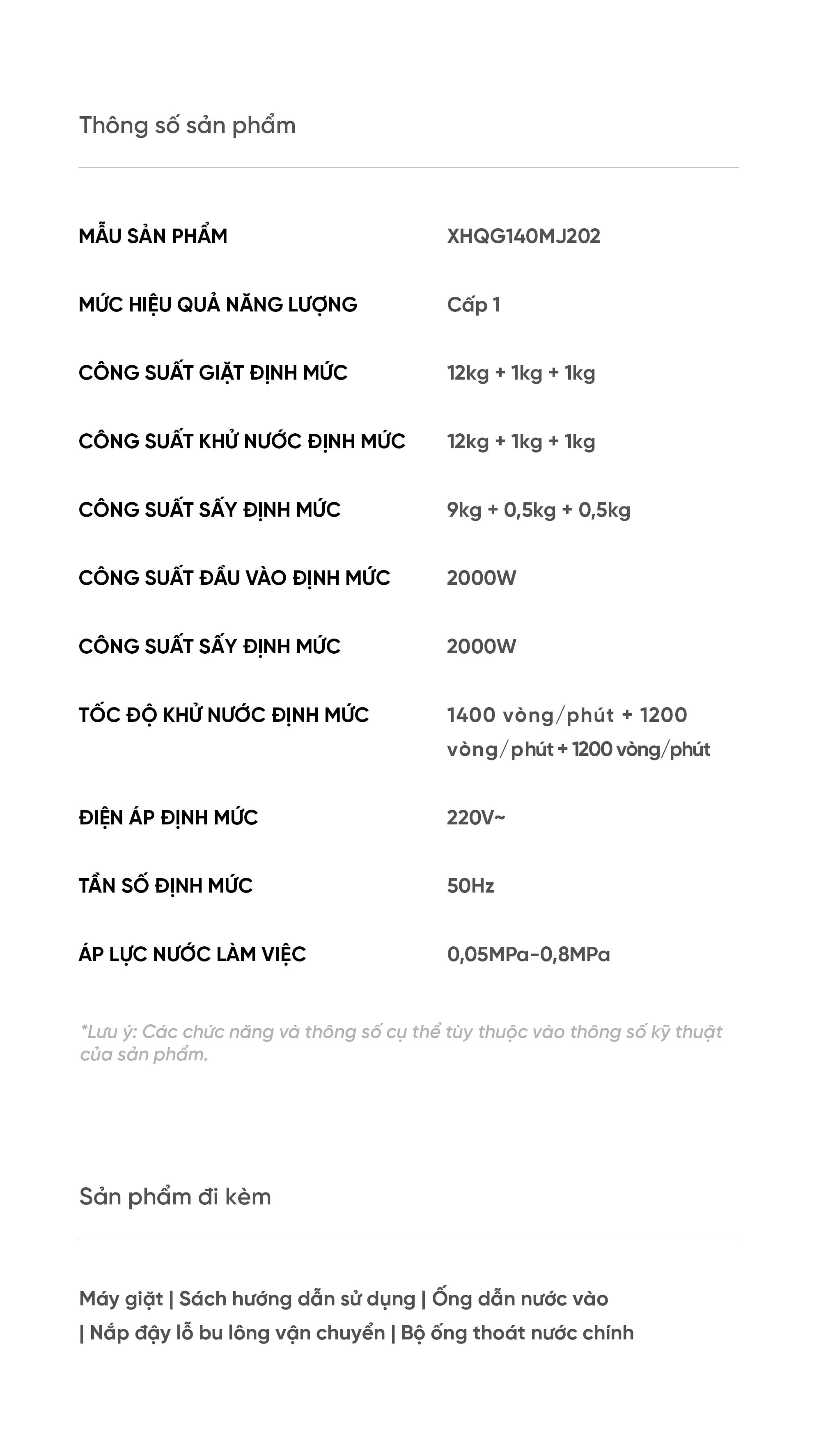 Máy giặt sấy ba vùng Xiaomi Mijia MJ202 Pro 14kg New Model 2026