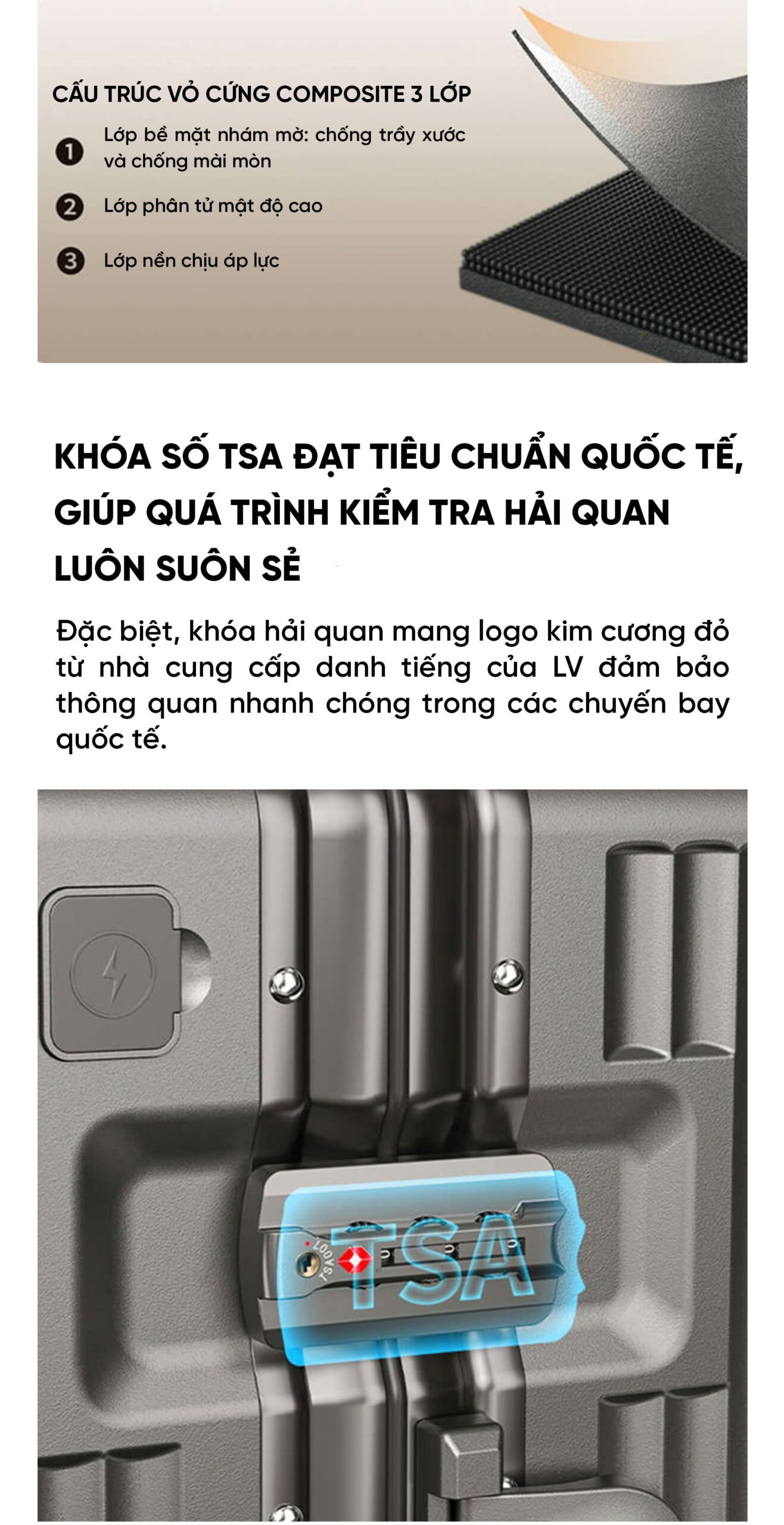 Vali du lịch Xiaomi có bánh xe xoay 360 độ