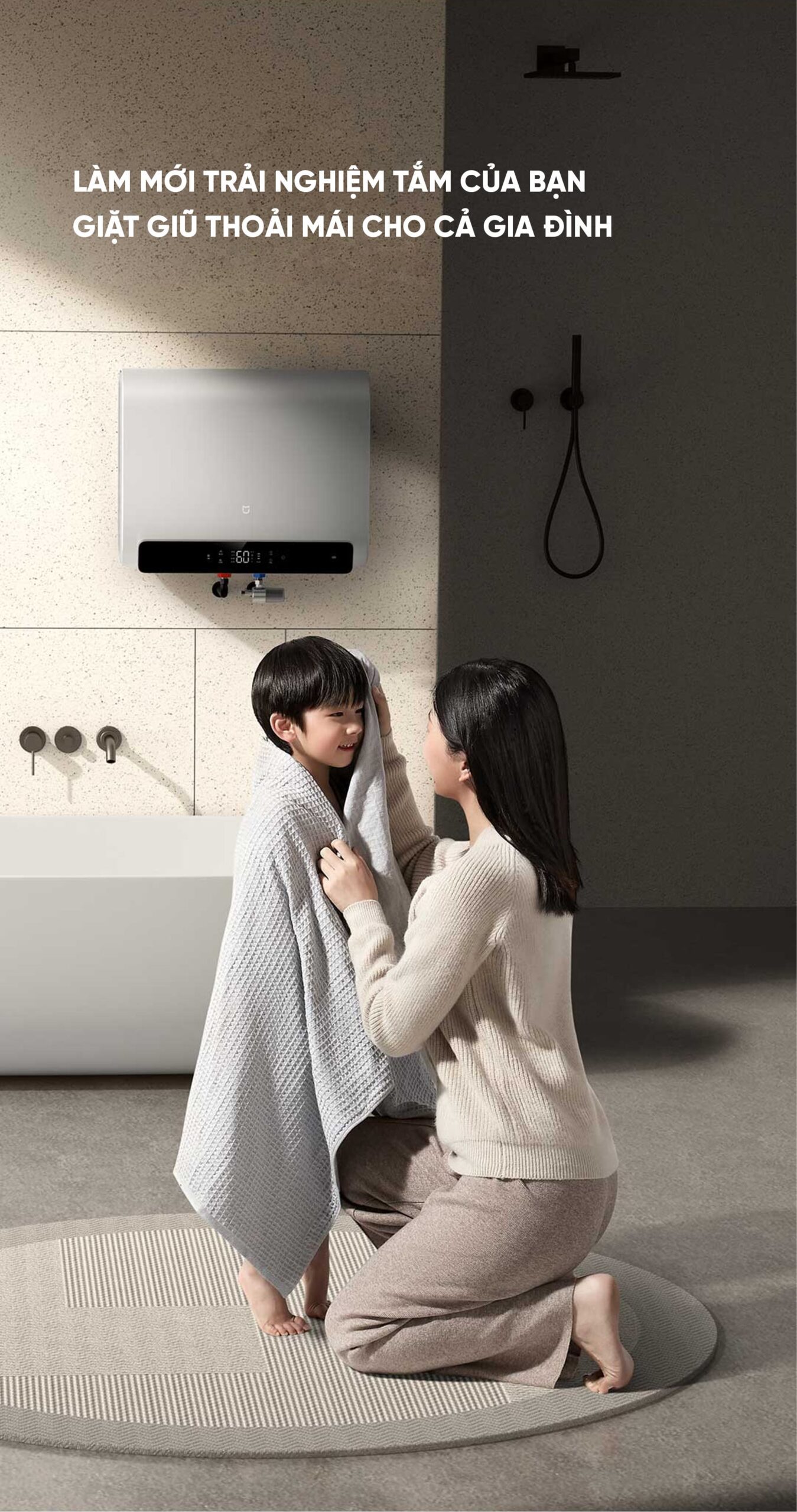 Bình nóng lạnh Xiaomi Mijia P1 60L
