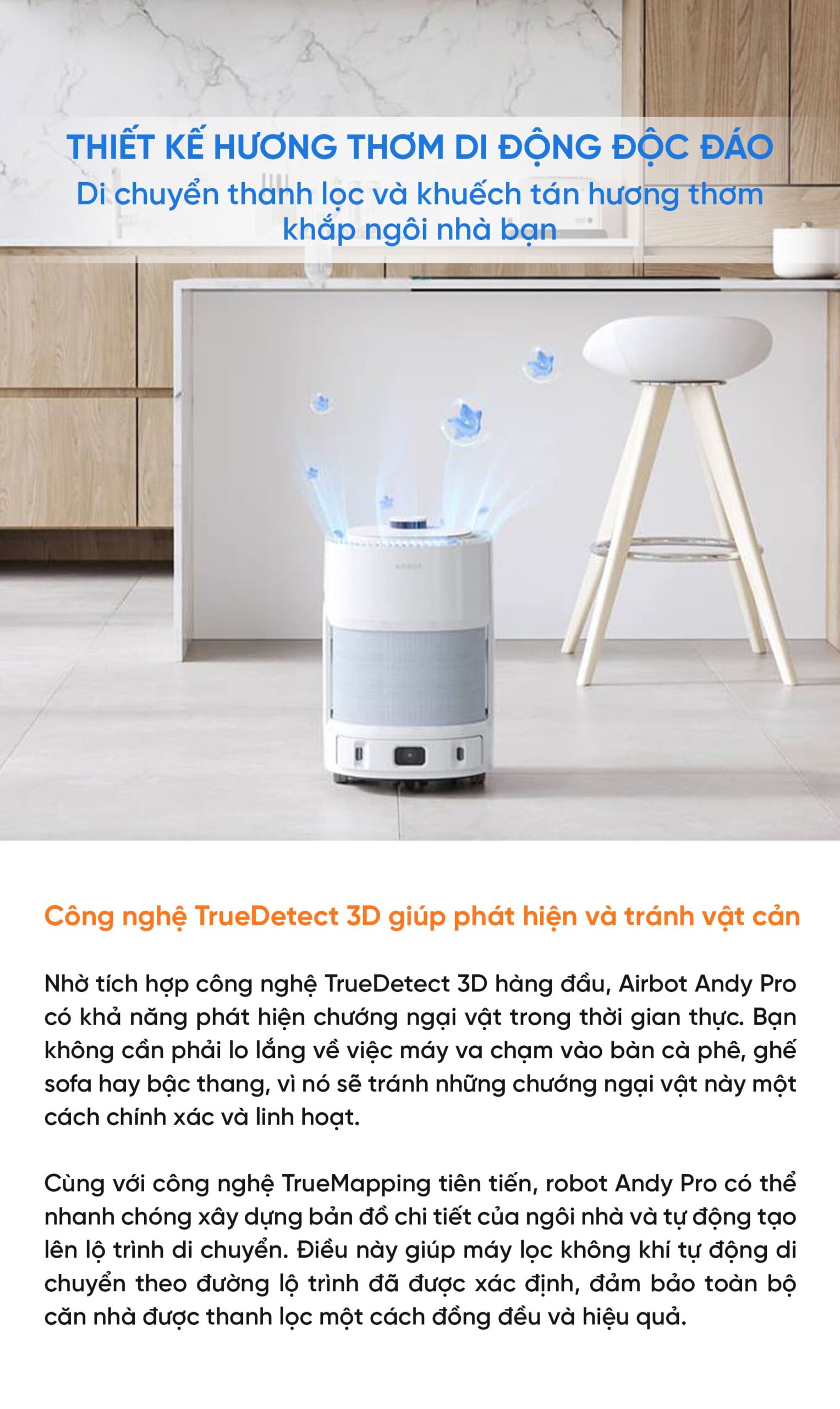 Robot lọc không khí Ecovacs Airbot Andy Pro
