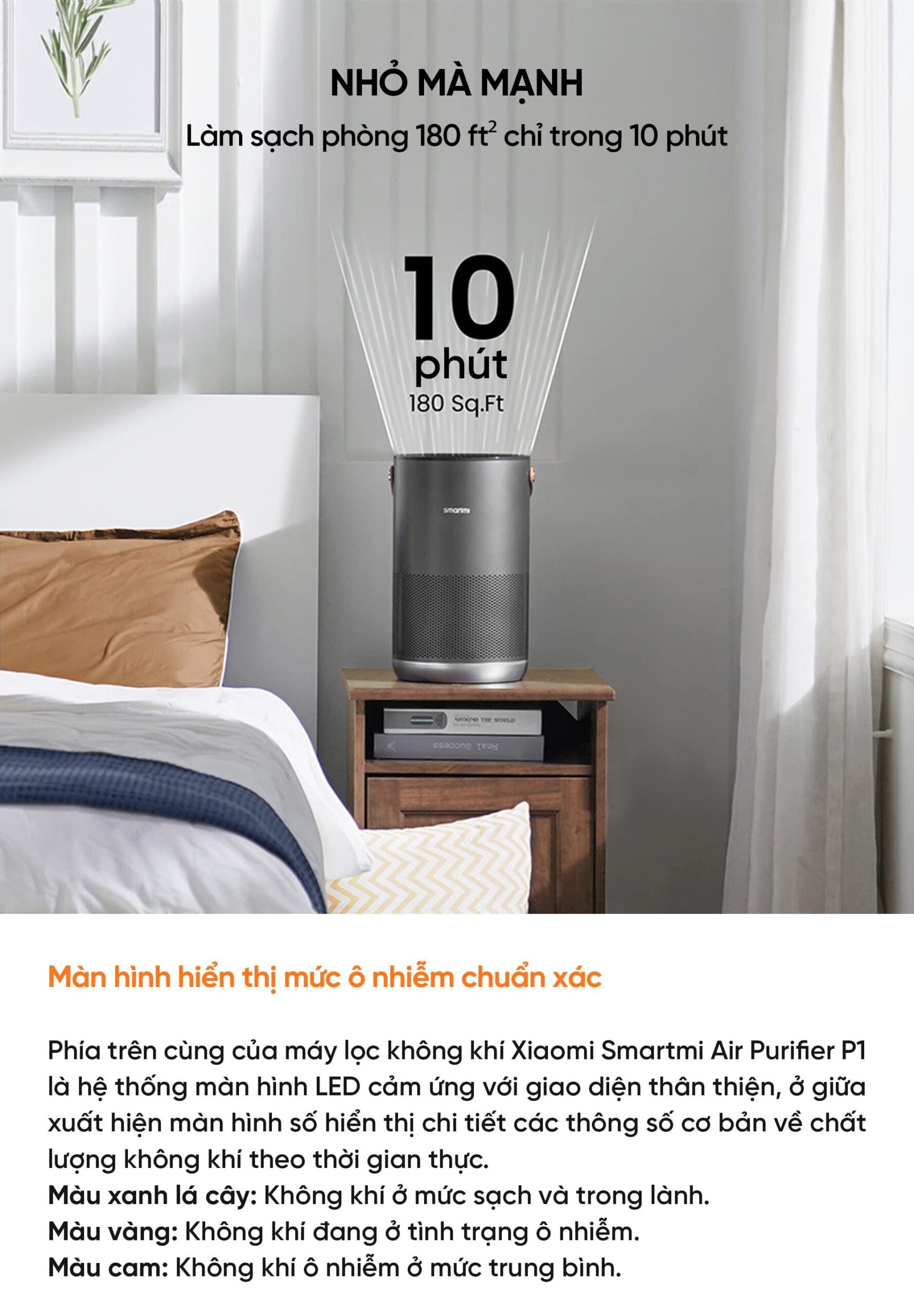 Máy lọc không khí Xiaomi Smartmi Air Purifier P1