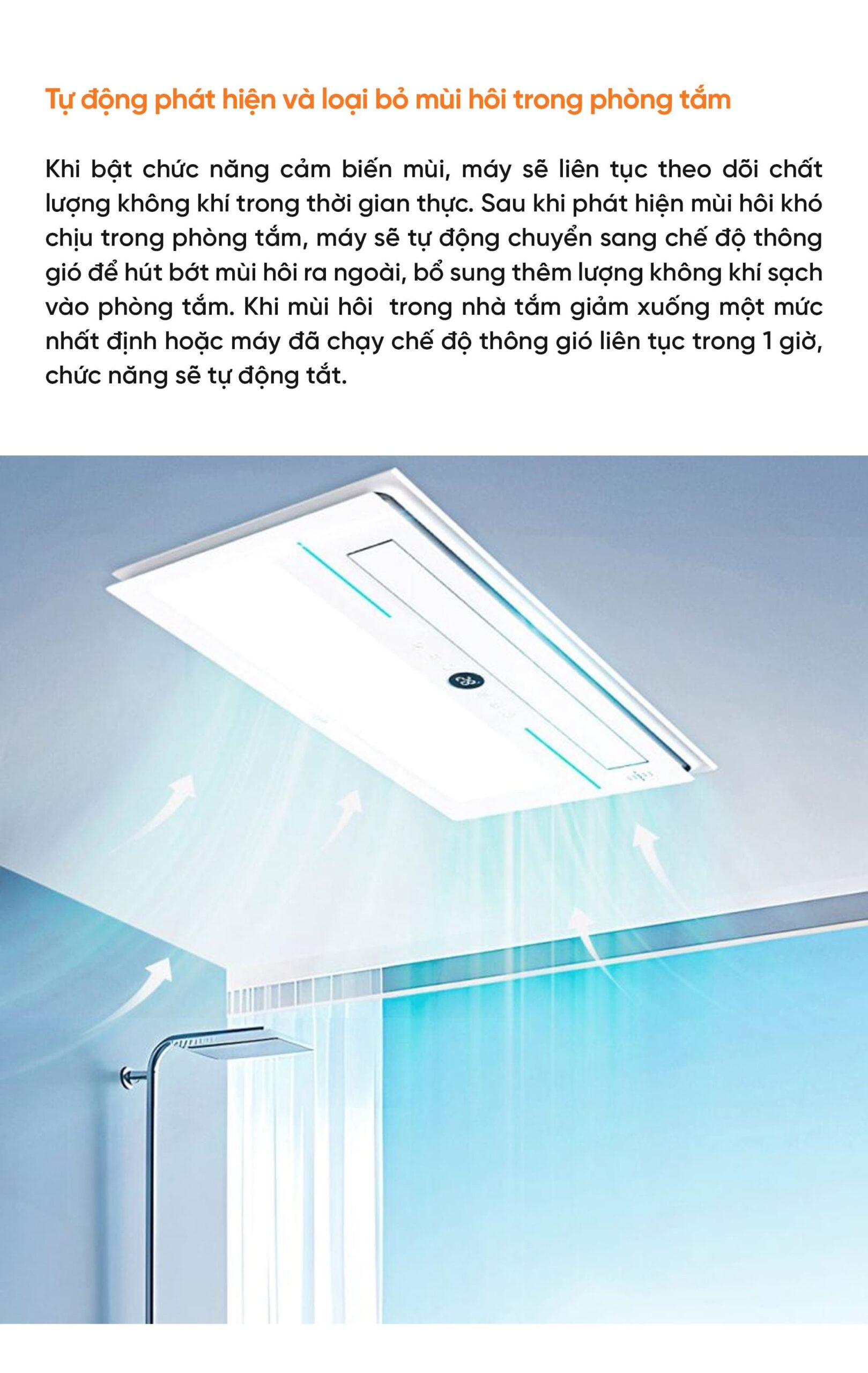 Máy sưởi nhà tắm Yeelight S21 – Sưởi ấm nhanh, khử trùng bằng plasma xanh