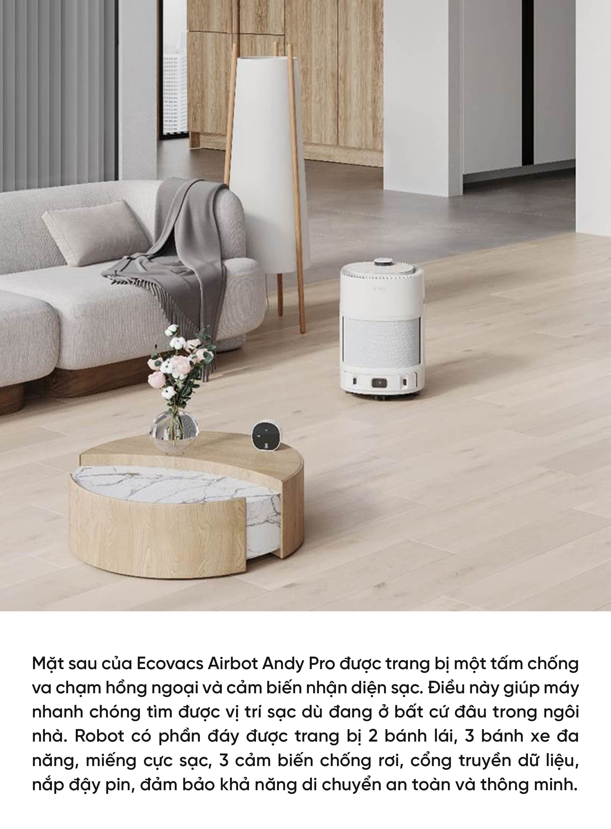 Robot lọc không khí Ecovacs Airbot Andy Pro