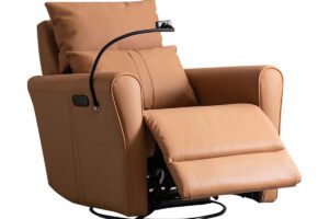 Ghế Sofa Massage Xiaomi Hiện Đại: Xoay, Bập Bênh, Ngả Lưng Điện (Màu Cam)