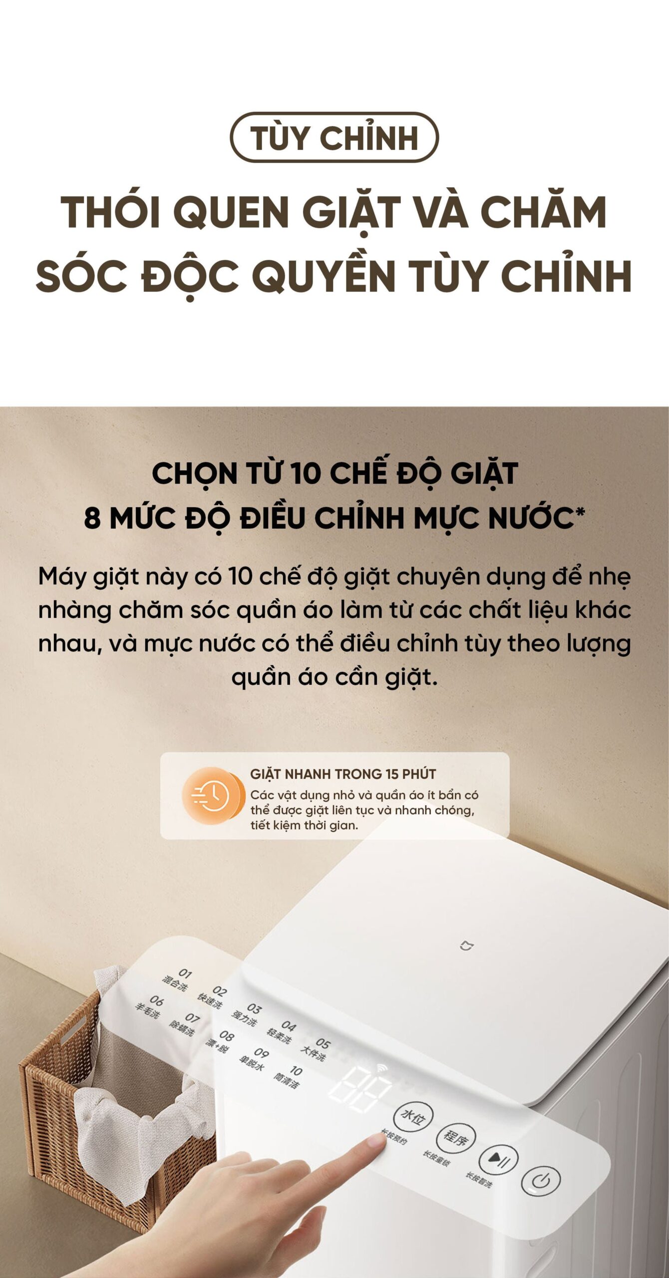 Máy giặt cửa trên Xiaomi Mijia XQB120MJ201 giặt 12kg