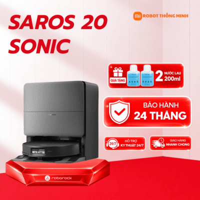 Robot hút bụi Roborock Saros 20 Sonic