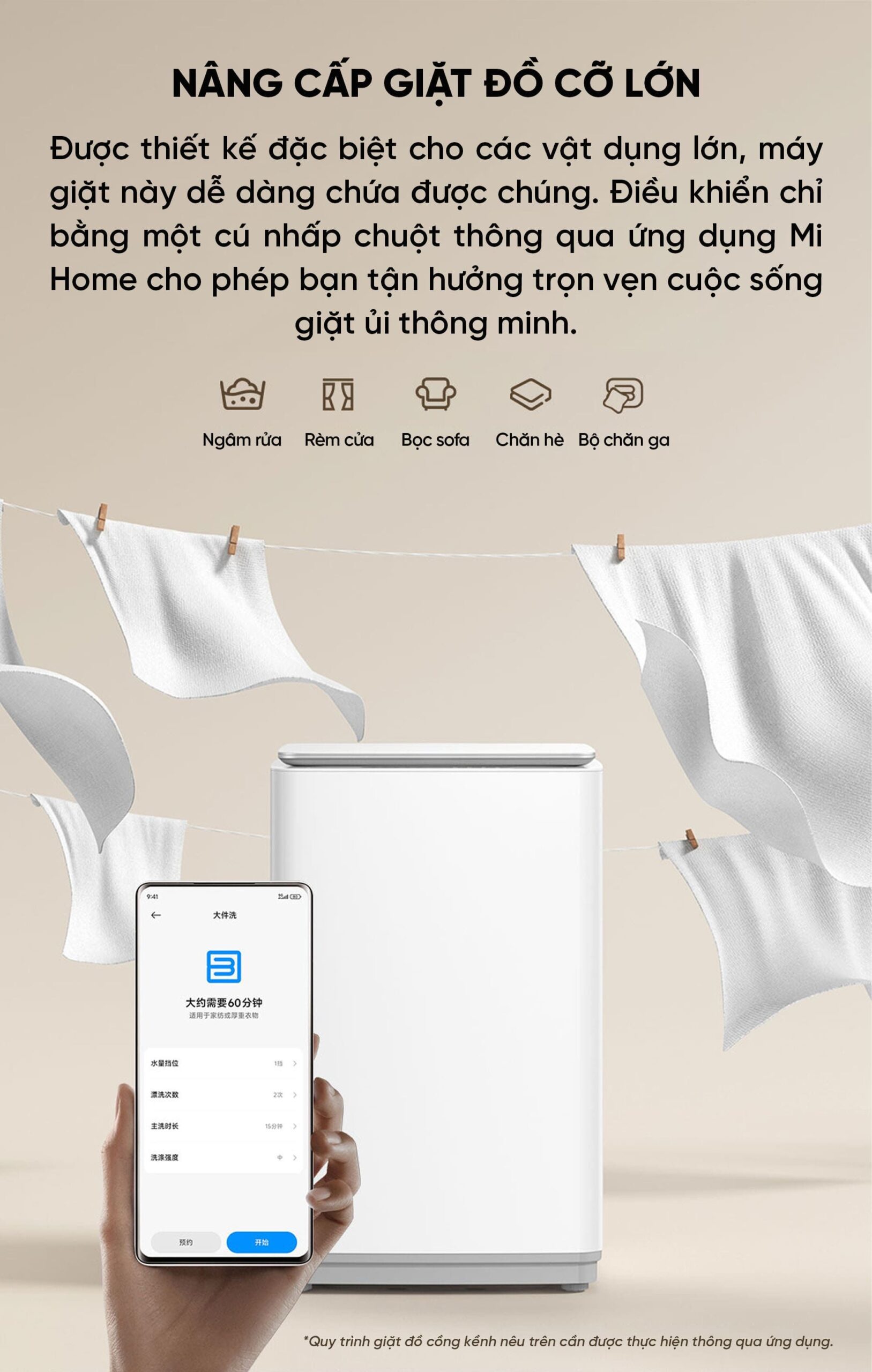 Máy giặt cửa trên Xiaomi Mijia XQB120MJ201 giặt 12kg
