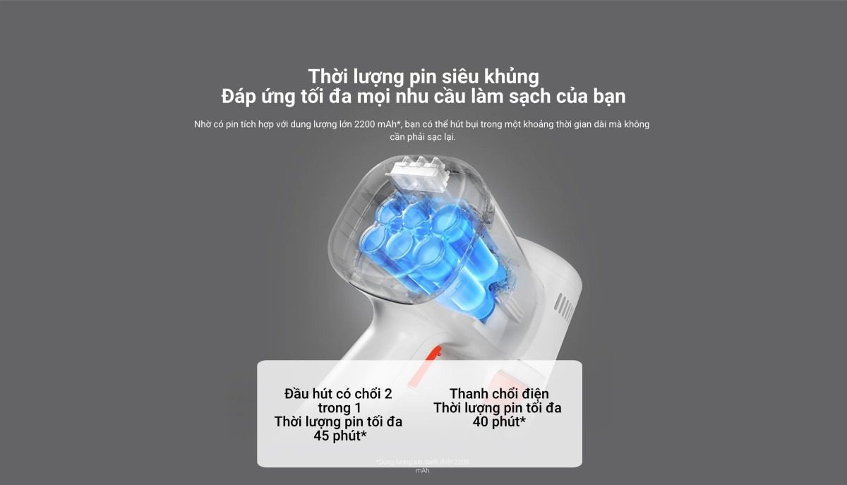 Máy hút bụi cầm tay không dây Xiaomi Vacuum Cleaner G20 Lite