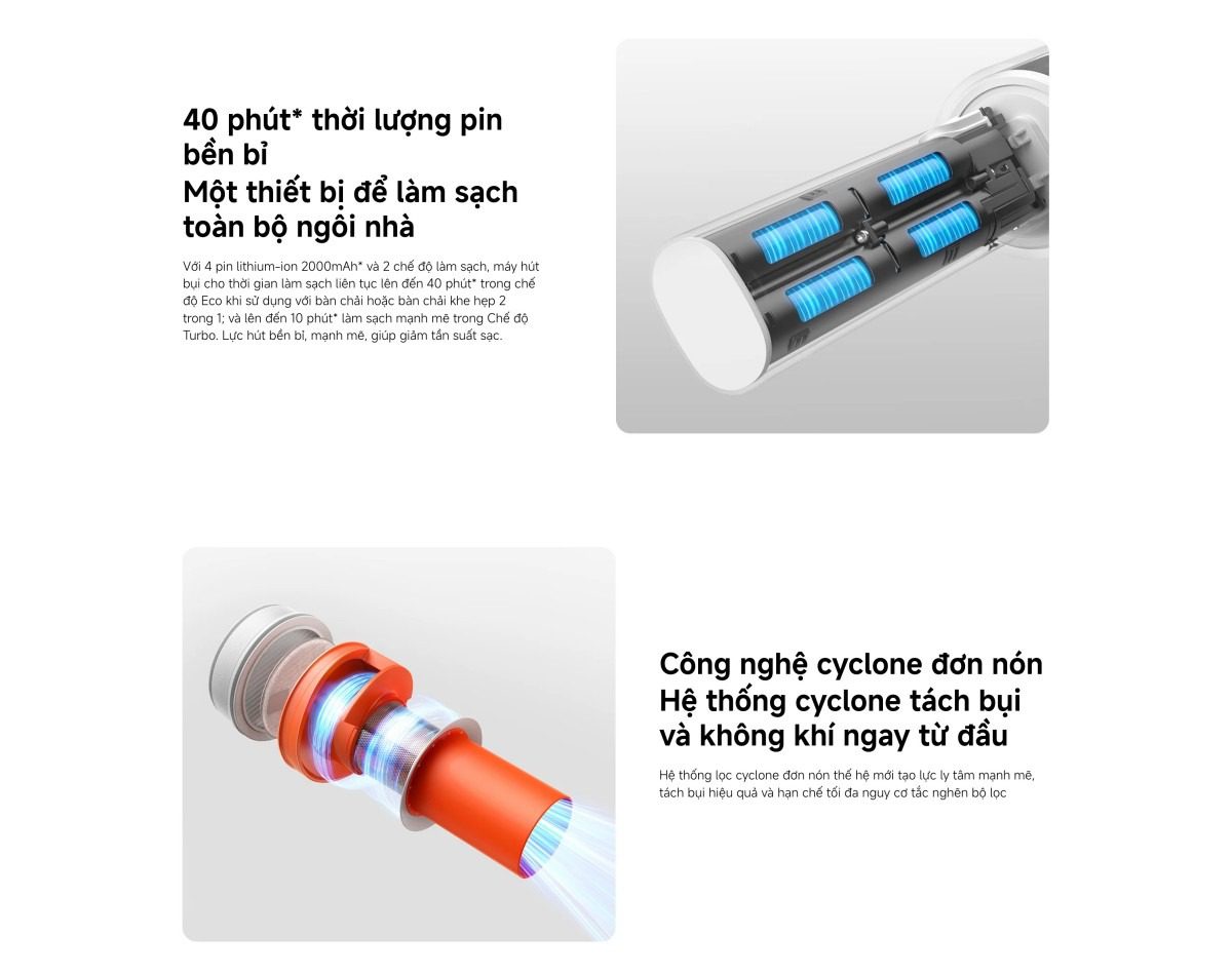 Máy hút bụi cầm tay không dây Xiaomi Vacuum Cleaner P30